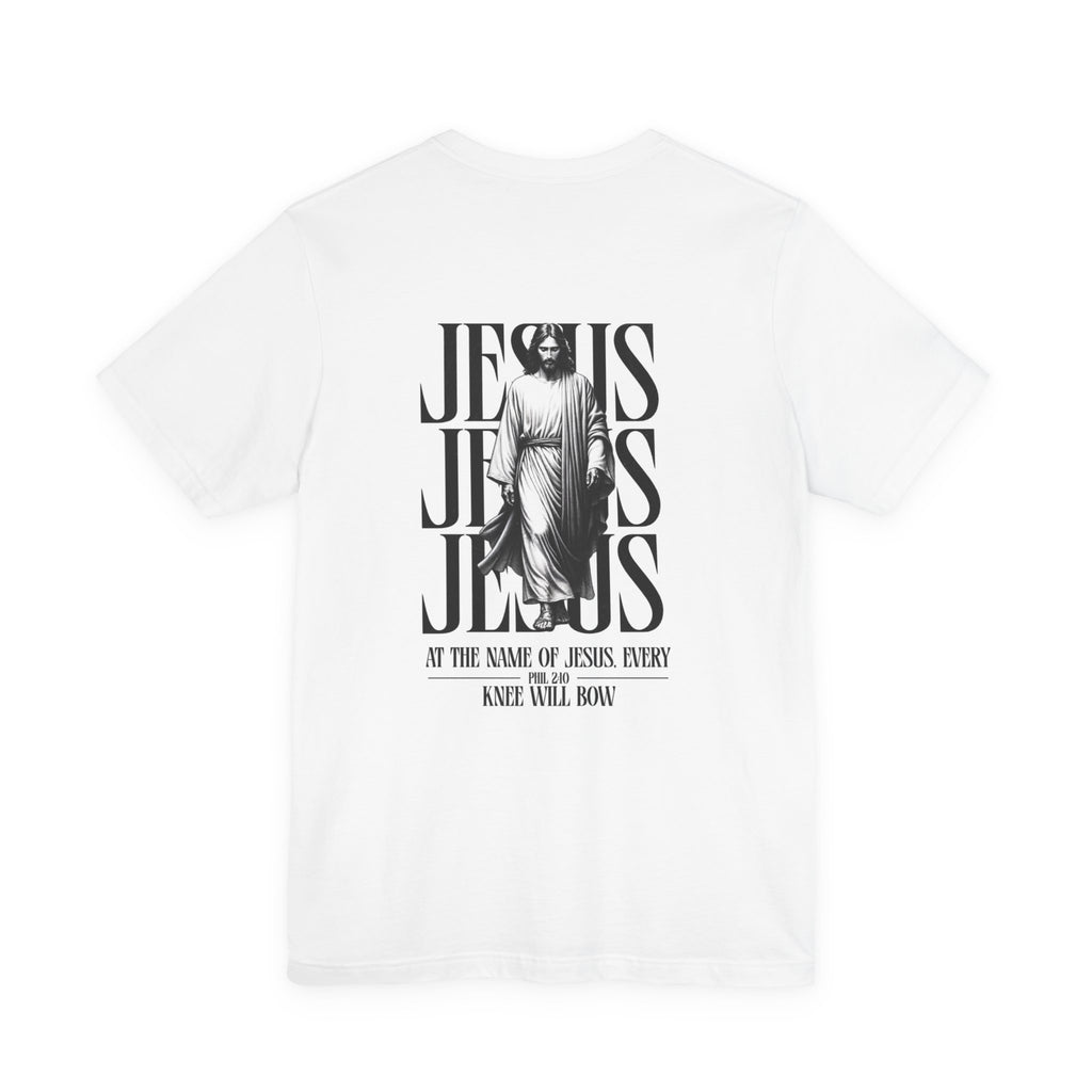 Jesus typography tee | Religious Jesus back graphic tee