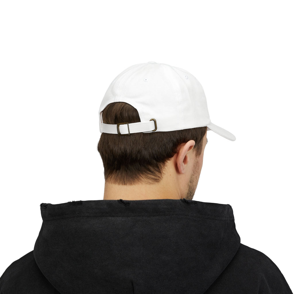 Godfident Embroidered Classic Dad Cap | White Baseball Hat