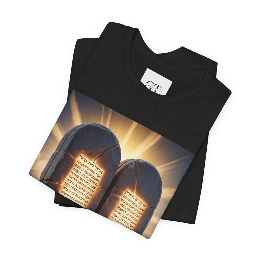 Ten Commandments Tablet T-shirt | Religious Scripture Apparel