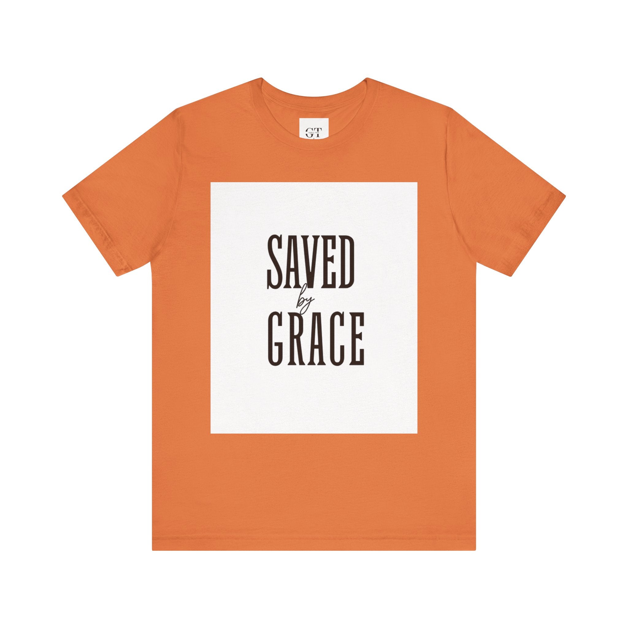Saved by Grace T-shirt | Christian faith scripture graphic