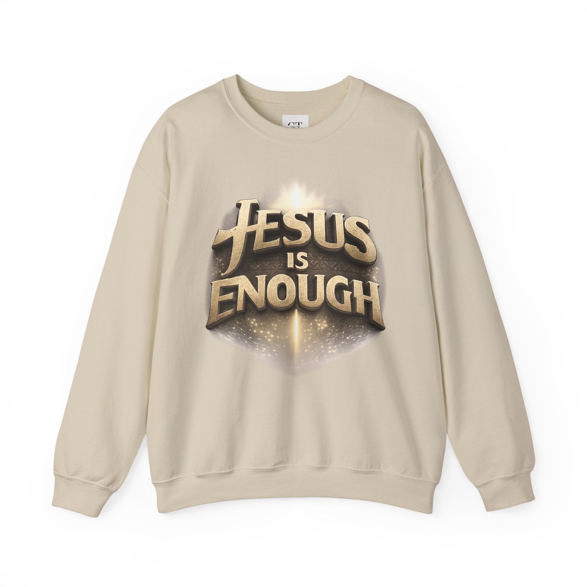 Jesus Is Enough Crewneck Sweatshirt — Faith-Based Christian Pullover