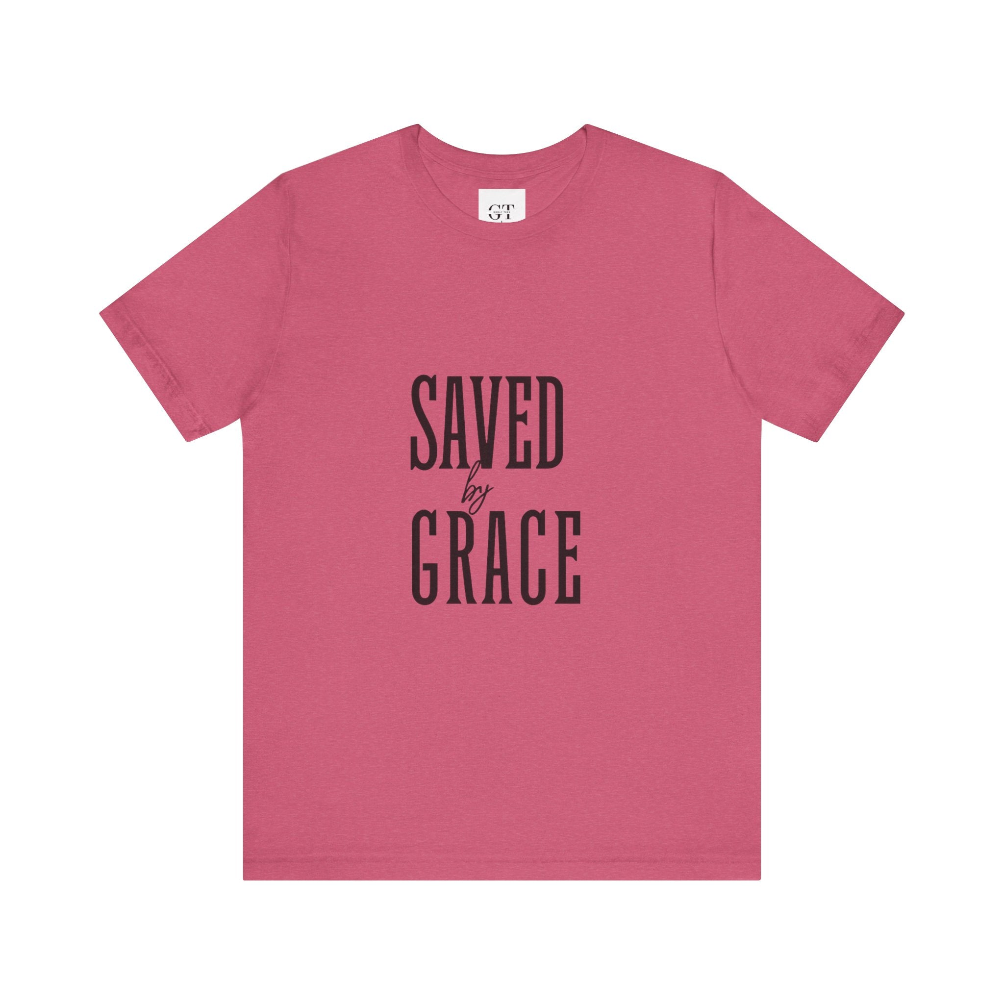 Saved by Grace T-shirt | Christian faith scripture graphic