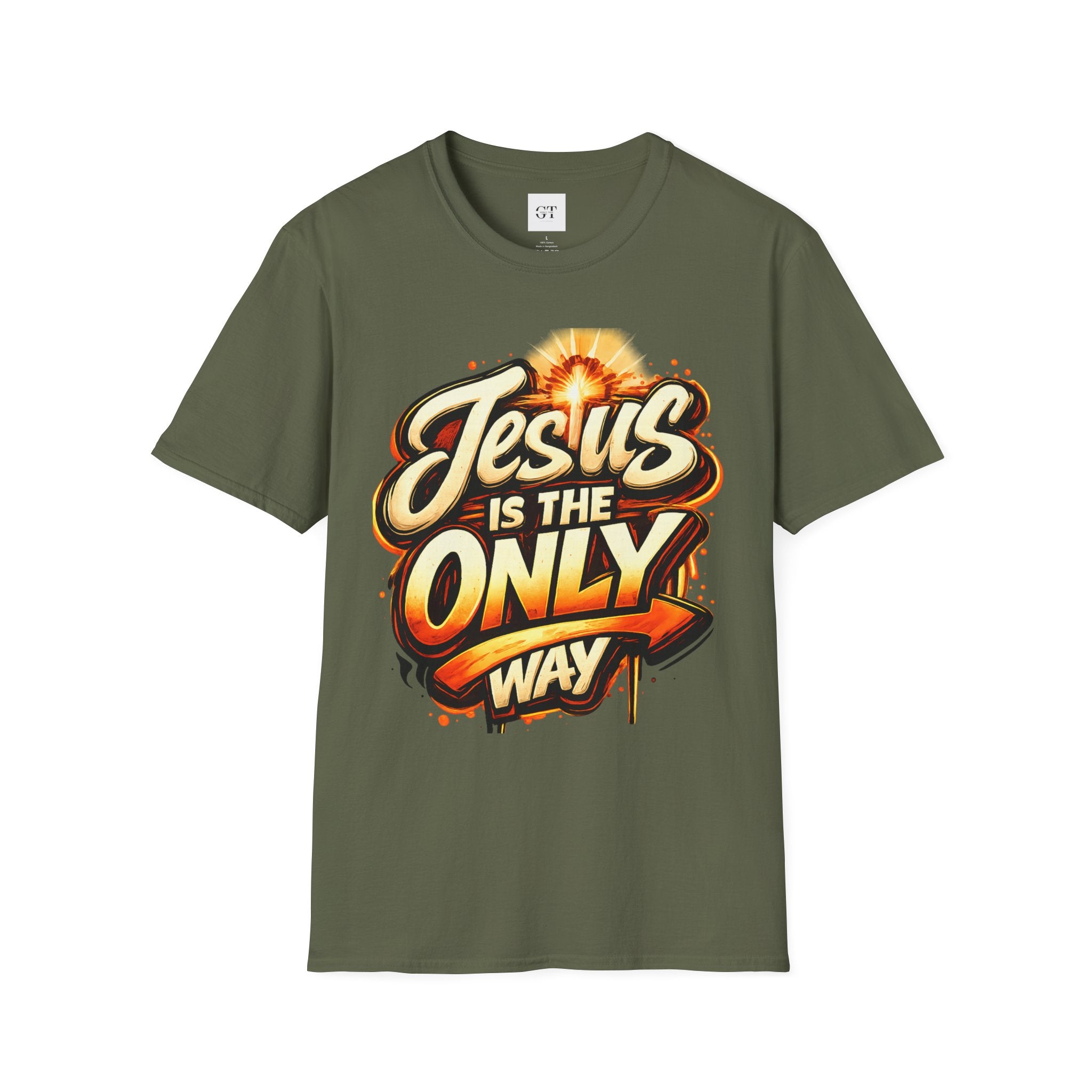 Jesus Is The Only Way" Bold Gospel Tee