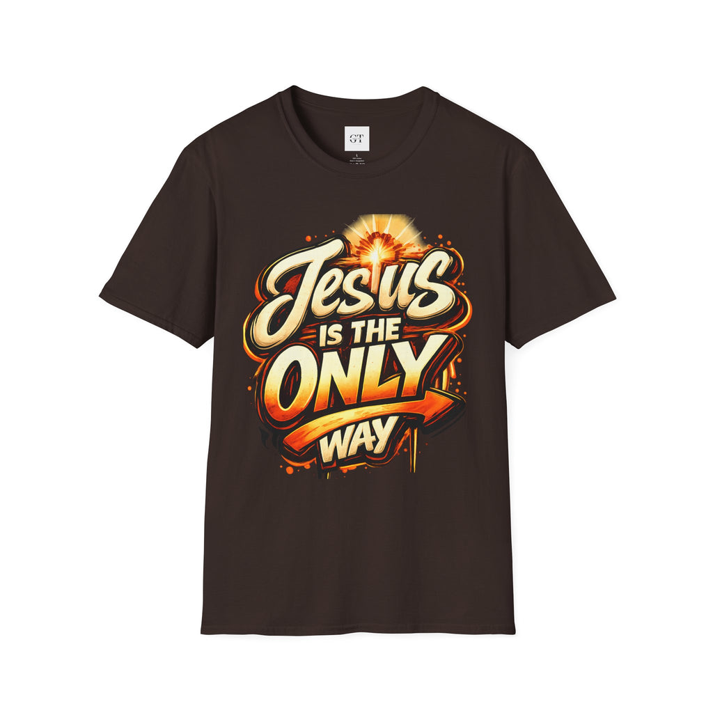 Jesus Is The Only Way" Bold Gospel Tee
