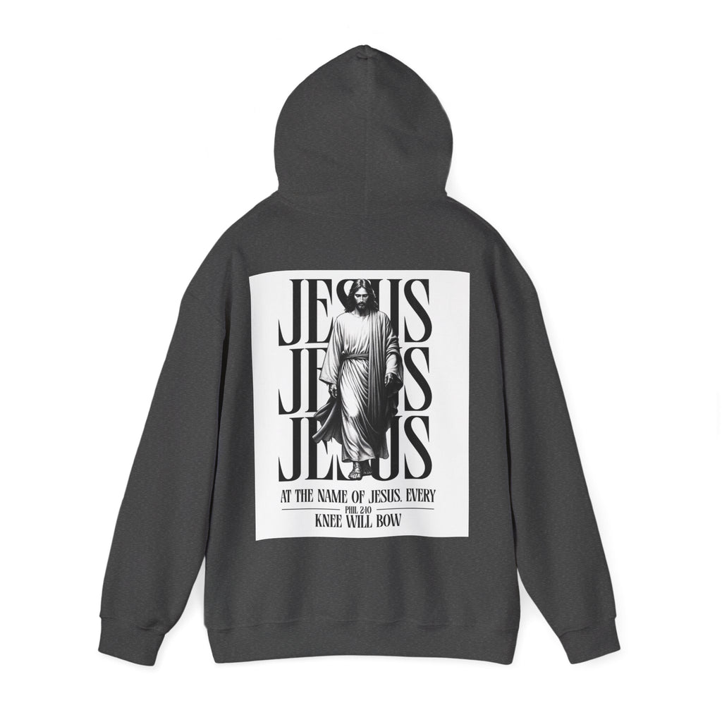 Jesus Hoodie | Religious Graphic Pullover, Back Prayer Design