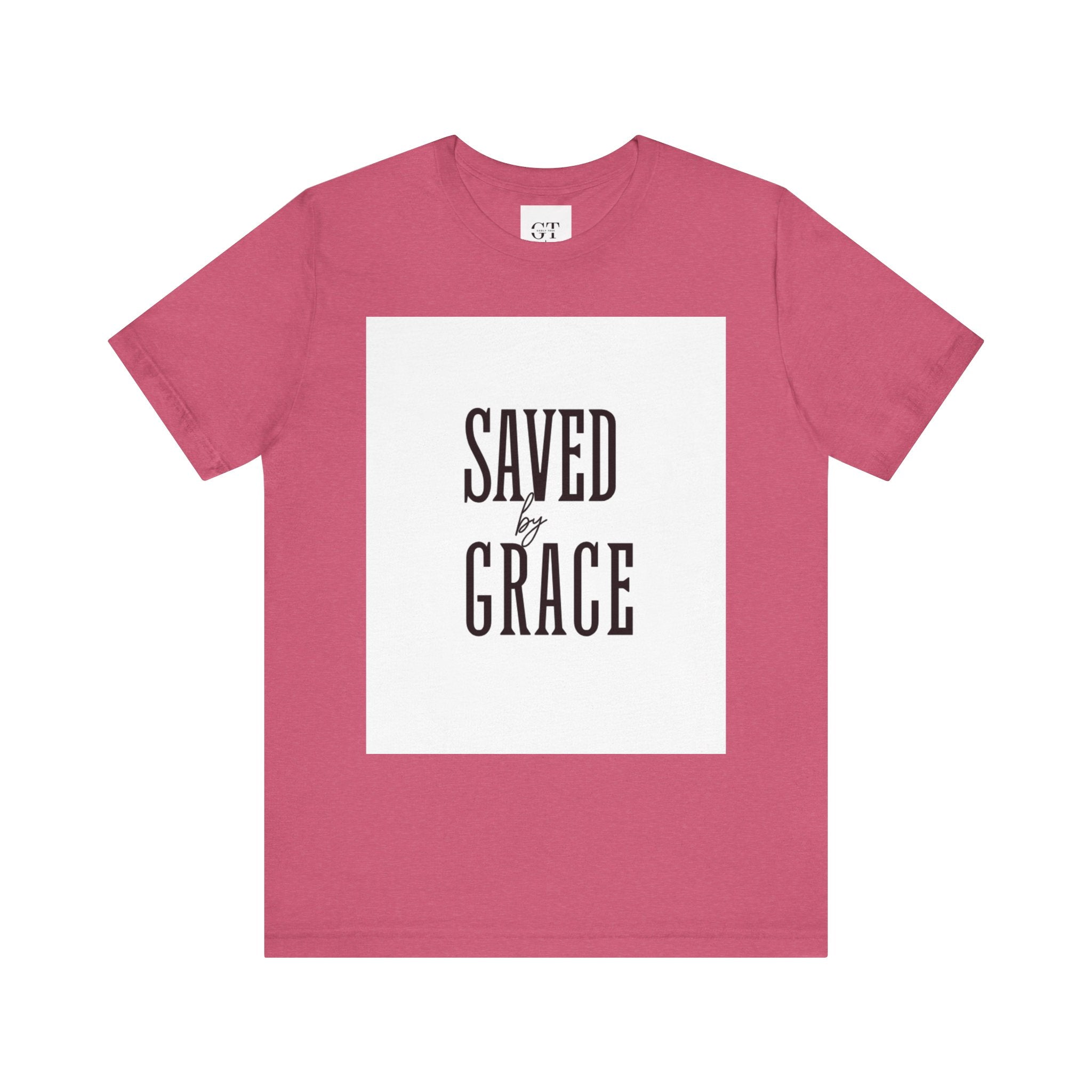 Saved by Grace T-shirt | Christian faith scripture graphic