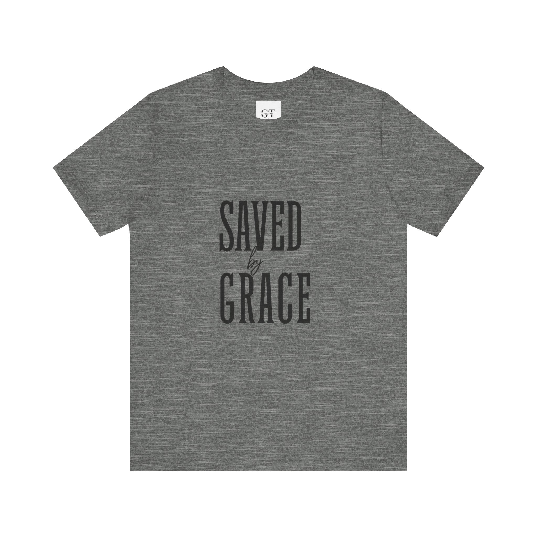 Saved by Grace T-shirt | Christian faith scripture graphic