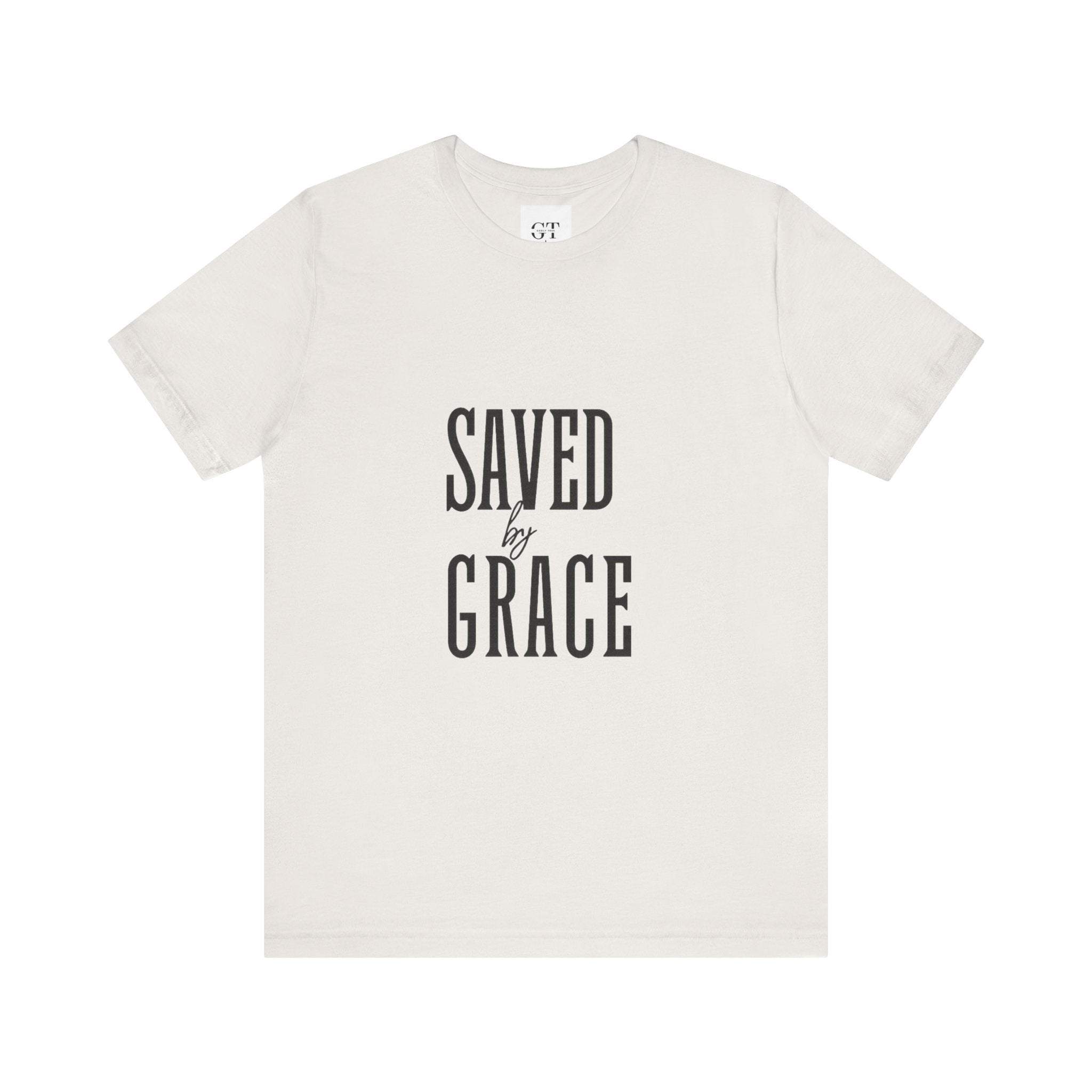 Saved by Grace T-shirt | Christian faith scripture graphic
