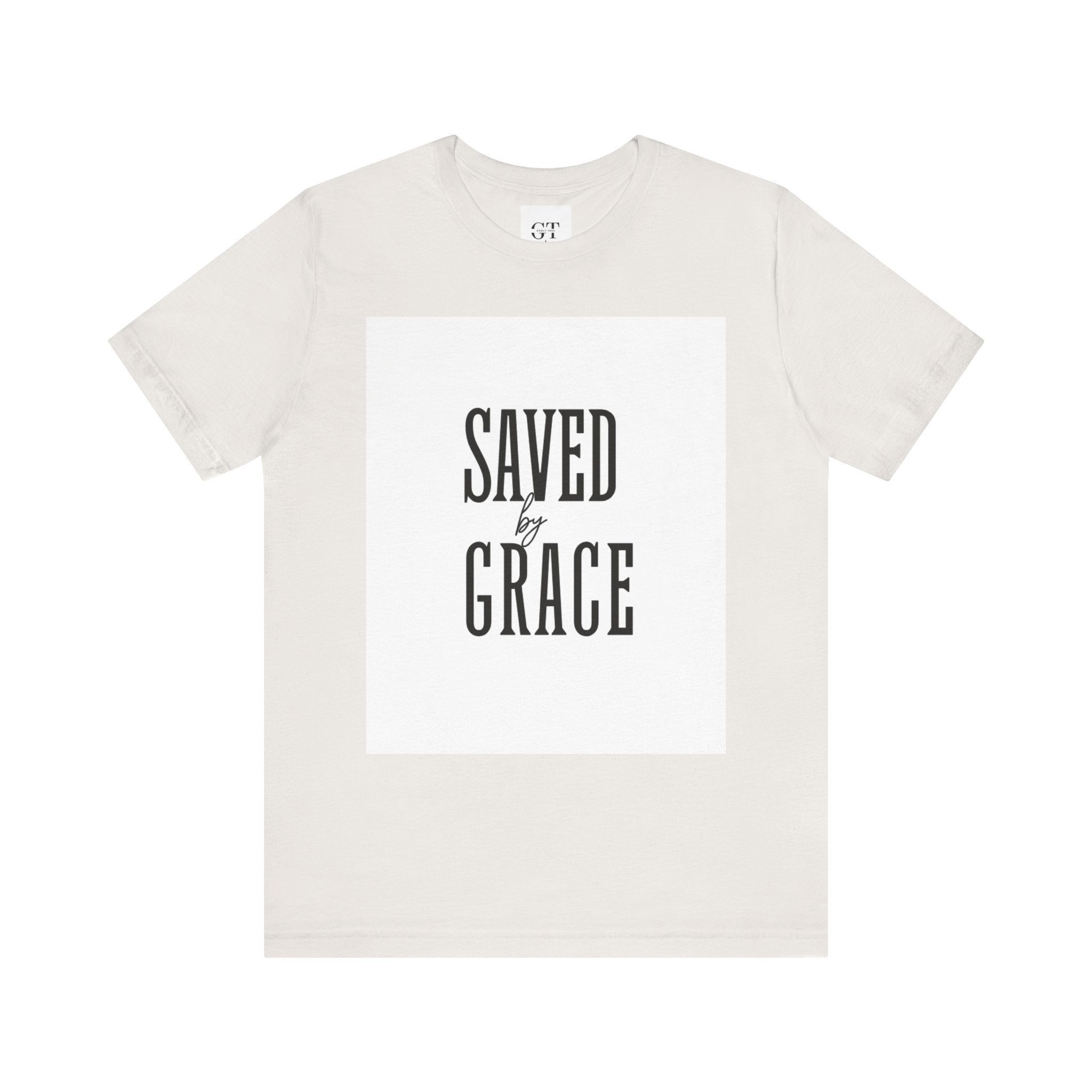 Saved by Grace T-shirt | Christian faith scripture graphic