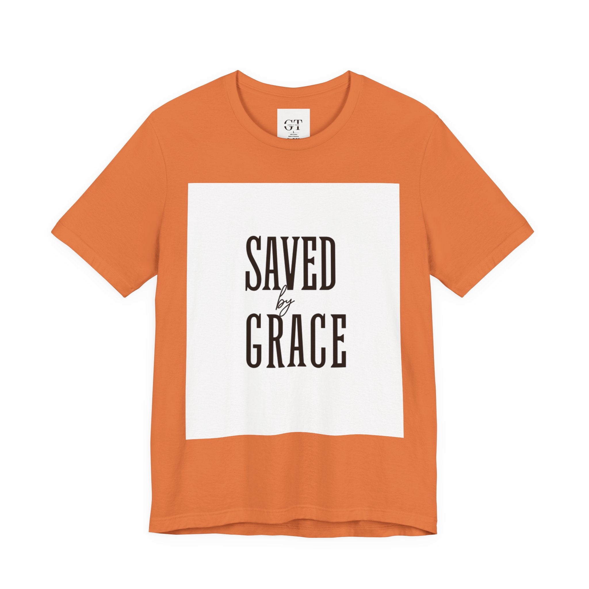 Saved by Grace T-shirt | Christian faith scripture graphic