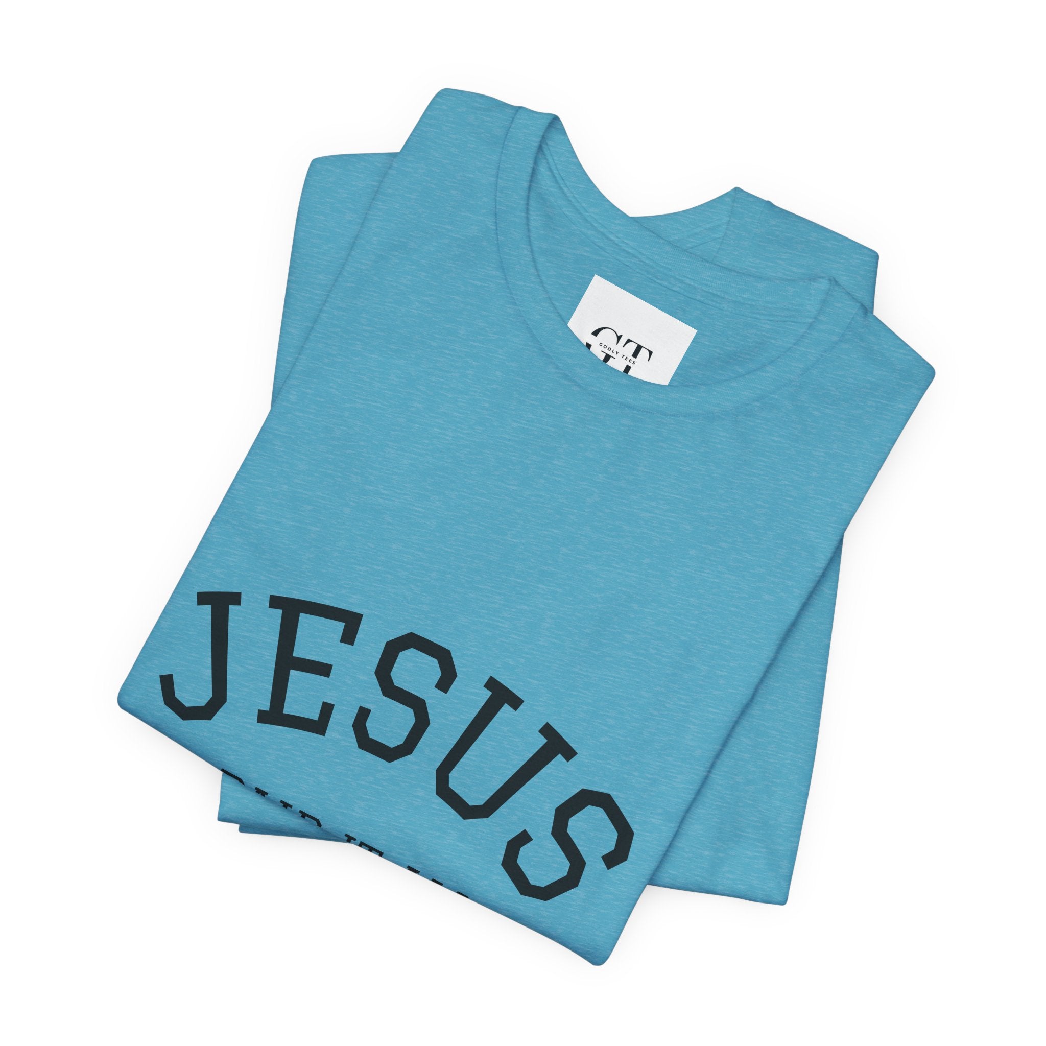 Jesus Paid It All Tee — Christian Faith Graphic T-Shirt (Receipt Back Print)