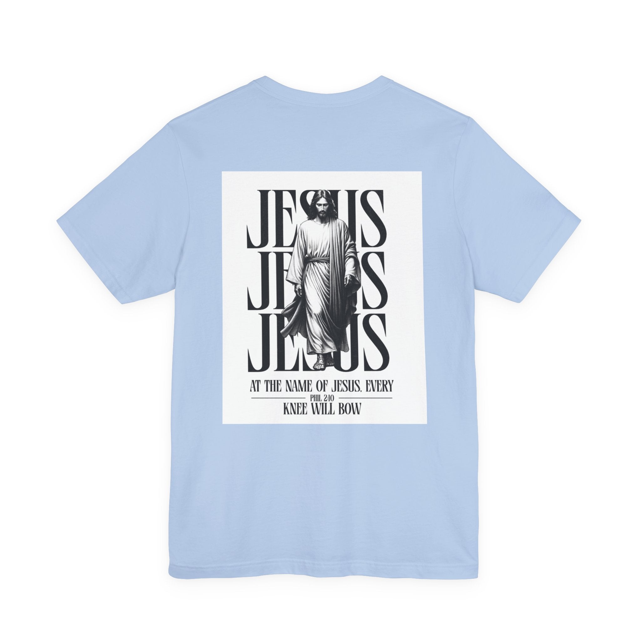Jesus typography tee | Religious Jesus back graphic tee
