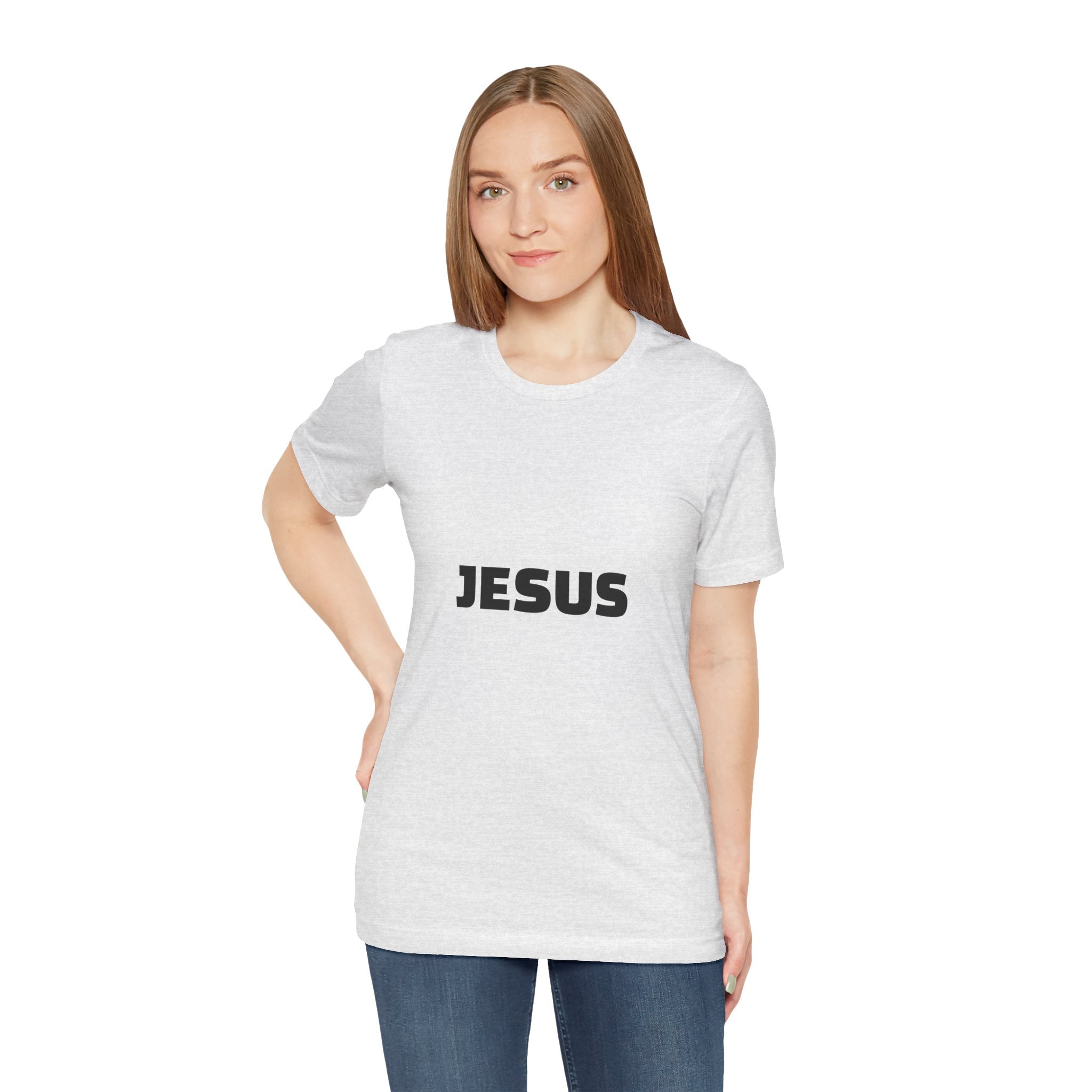 Jesus typography tee | Religious Jesus back graphic tee