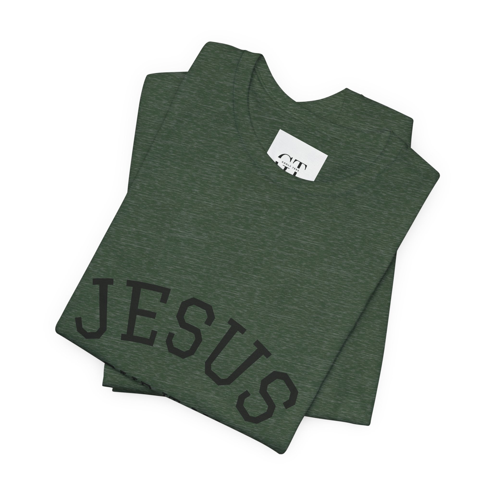 Jesus Paid It All Tee — Christian Faith Graphic T-Shirt (Receipt Back Print)