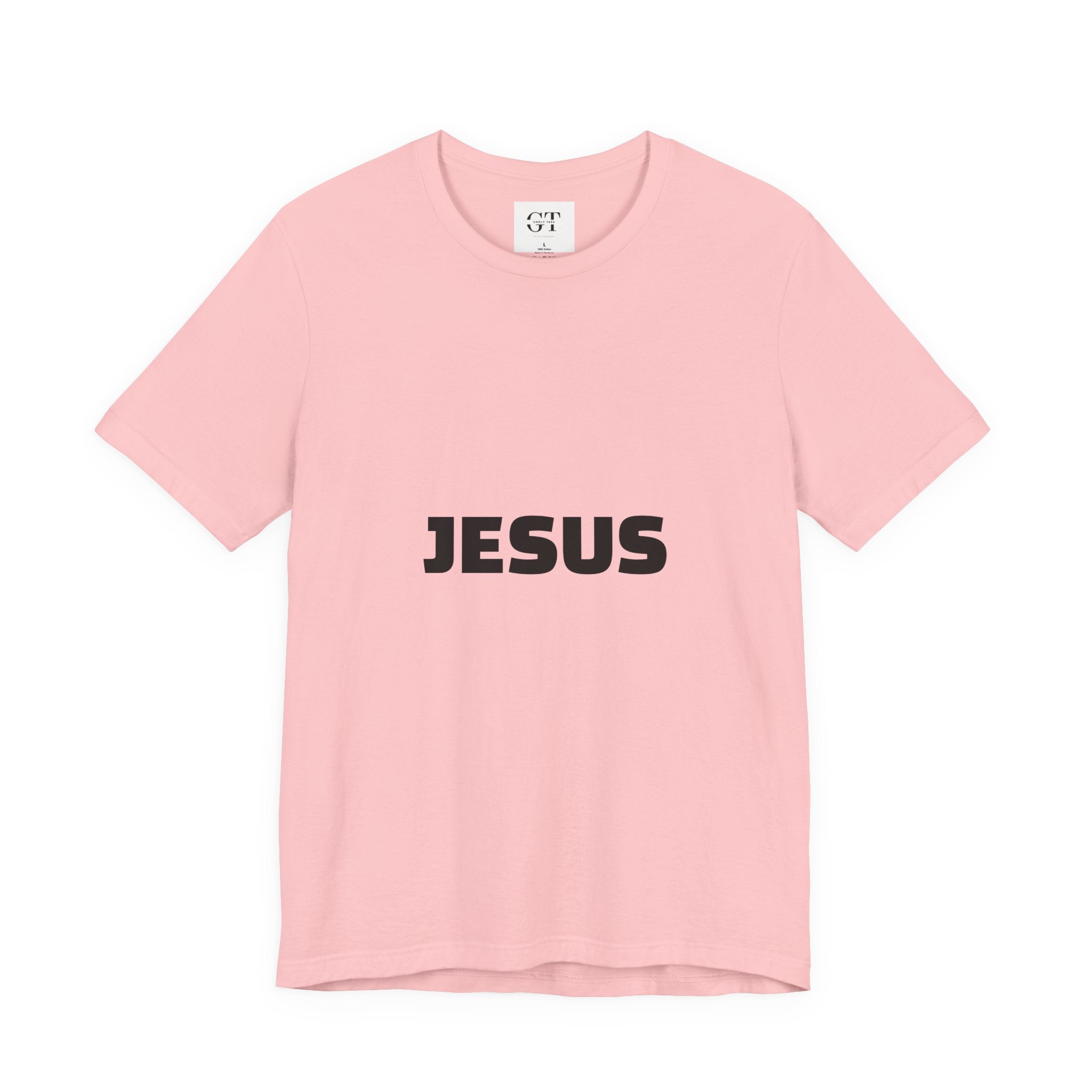 Jesus typography tee | Religious Jesus back graphic tee