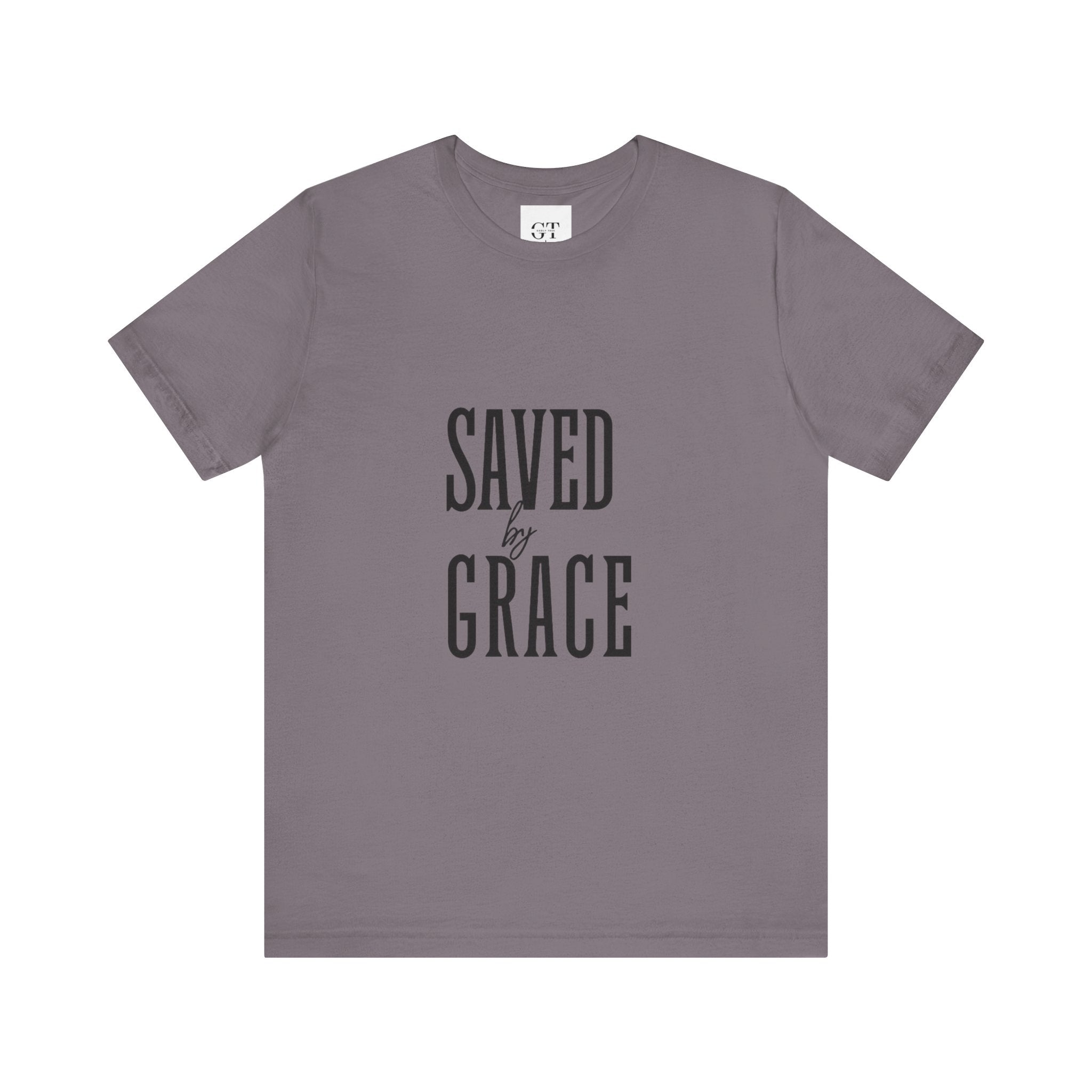 Saved by Grace T-shirt | Christian faith scripture graphic