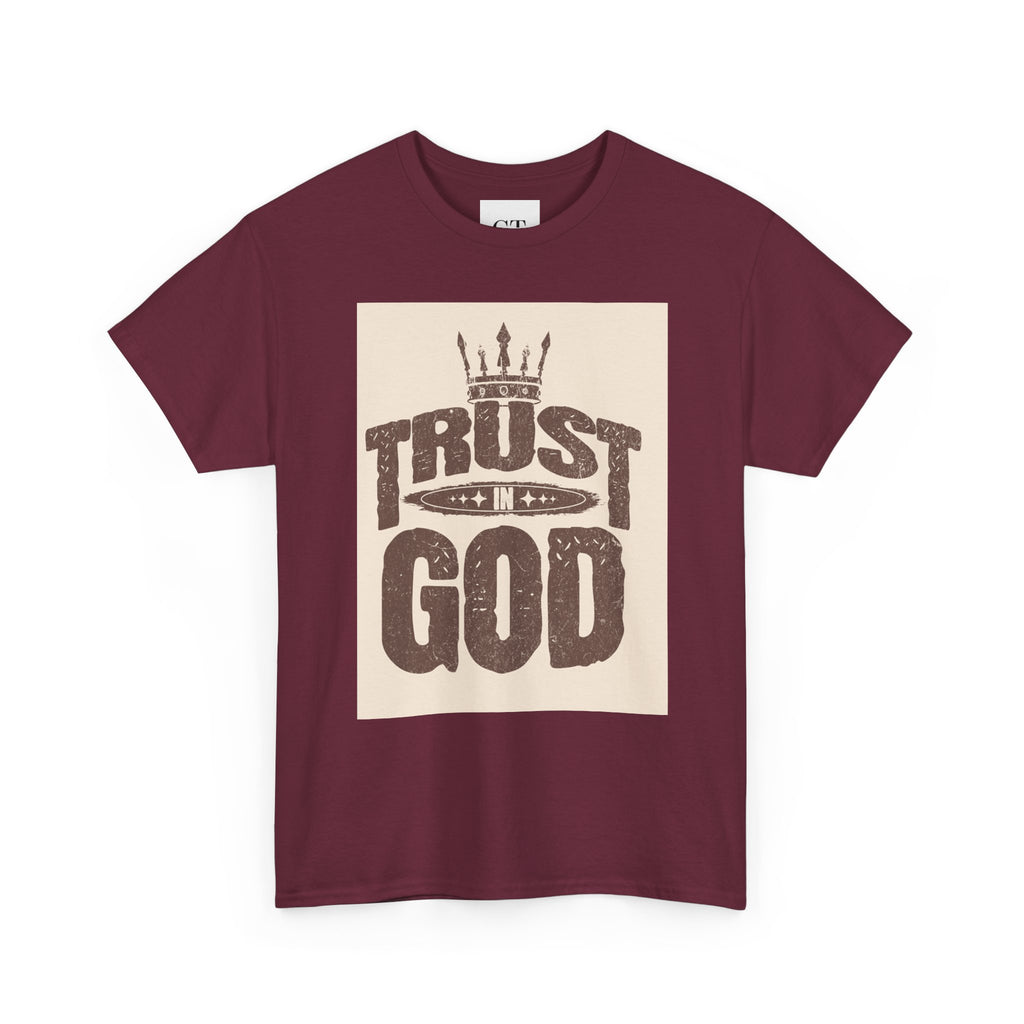 Trust in God T-Shirt | Christian Faith Script Tee