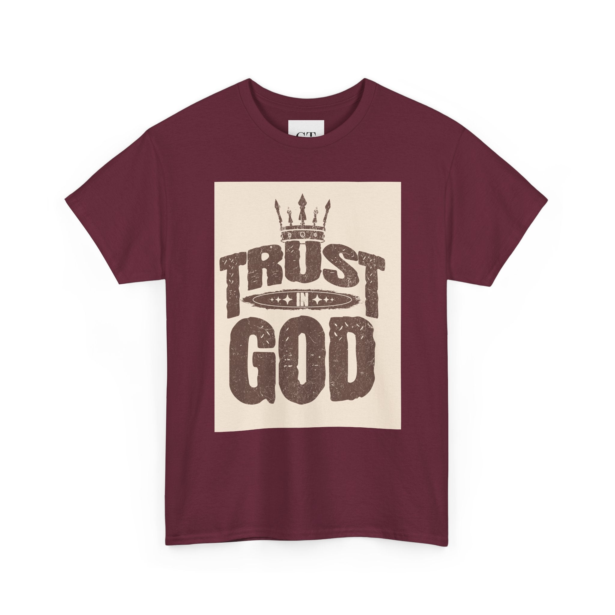 Trust in God T-Shirt | Christian Faith Script Tee