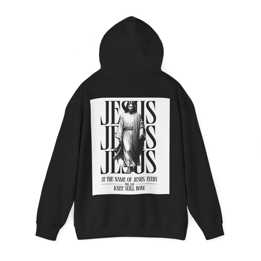 Jesus Hoodie | Religious Graphic Pullover, Back Prayer Design