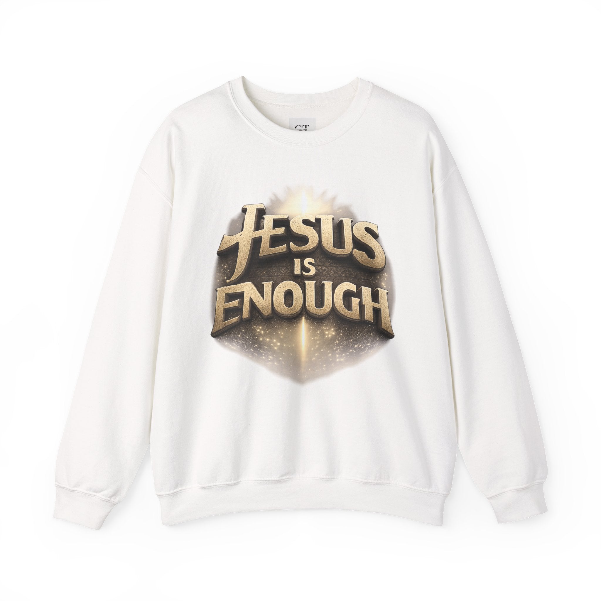 Jesus Is Enough Crewneck Sweatshirt — Faith-Based Christian Pullover