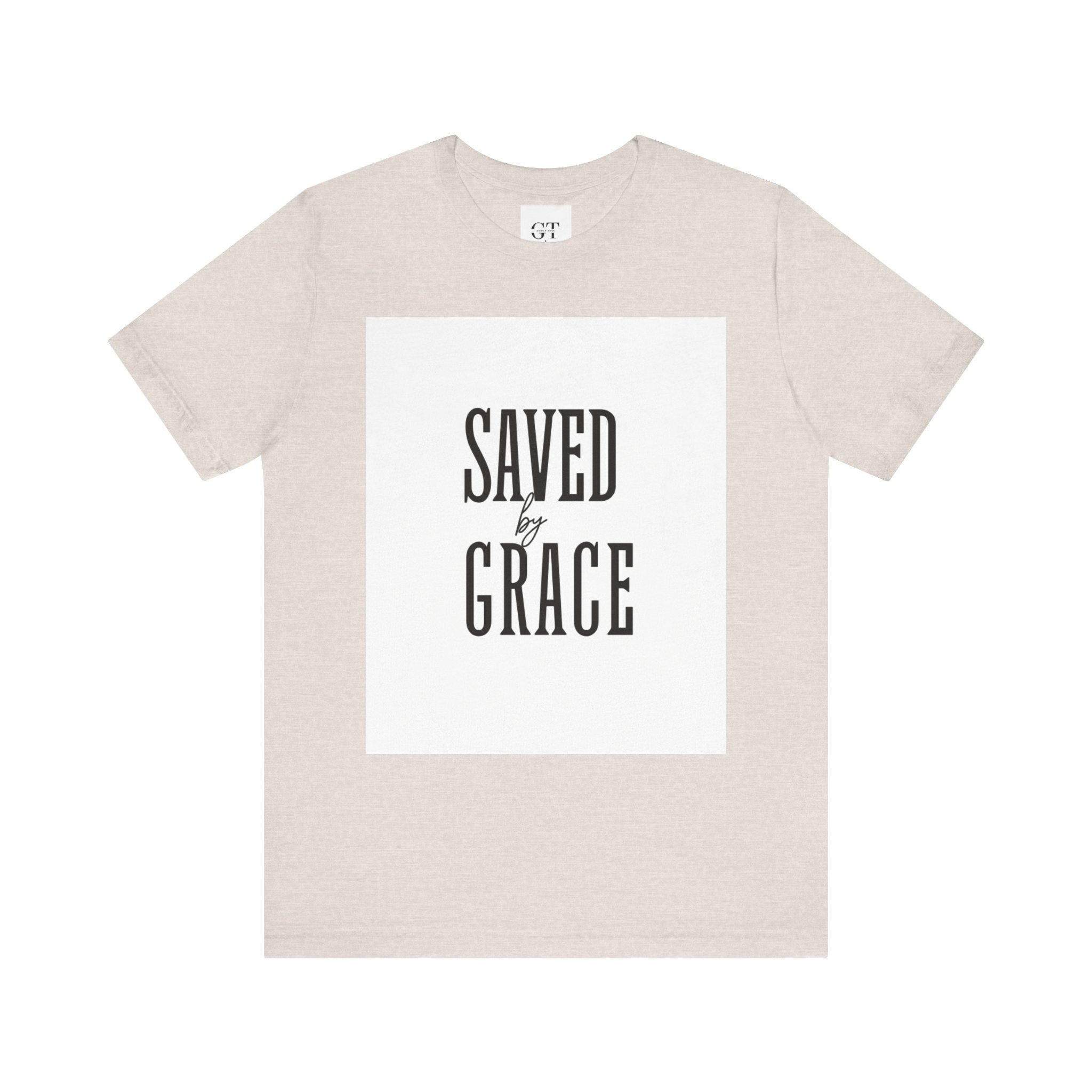Saved by Grace T-shirt | Christian faith scripture graphic