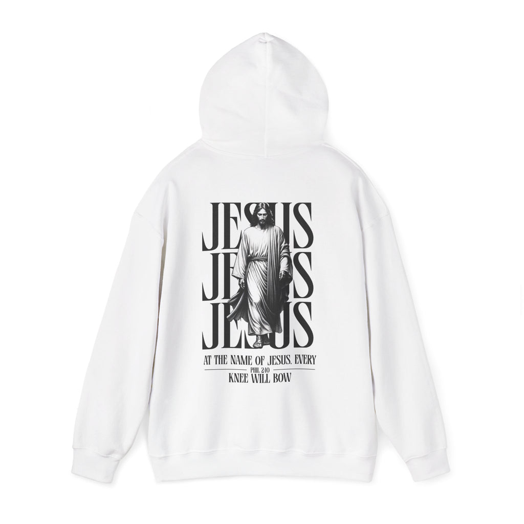 Jesus Hoodie | Religious Graphic Pullover, Back Prayer Design
