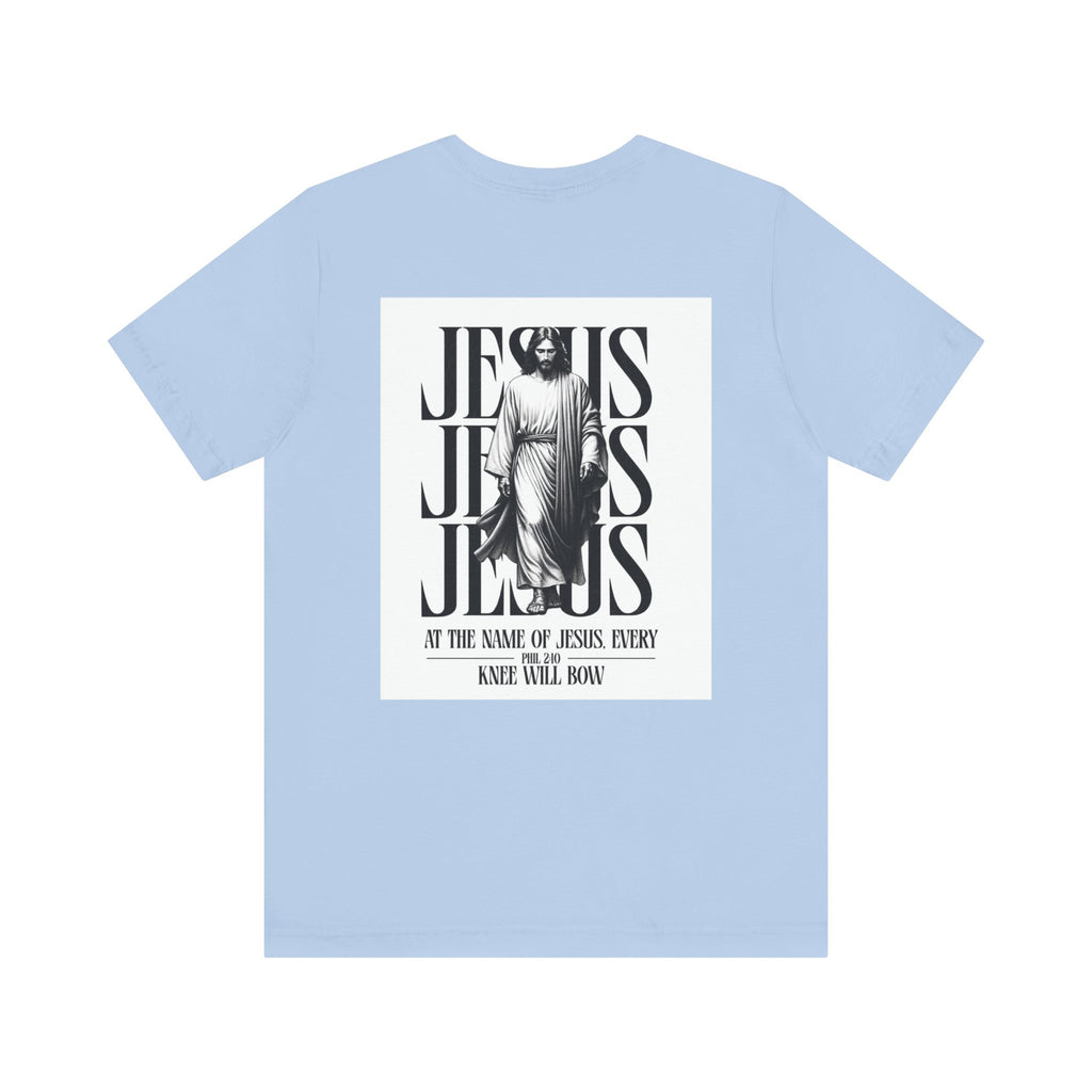 Jesus typography tee | Religious Jesus back graphic tee
