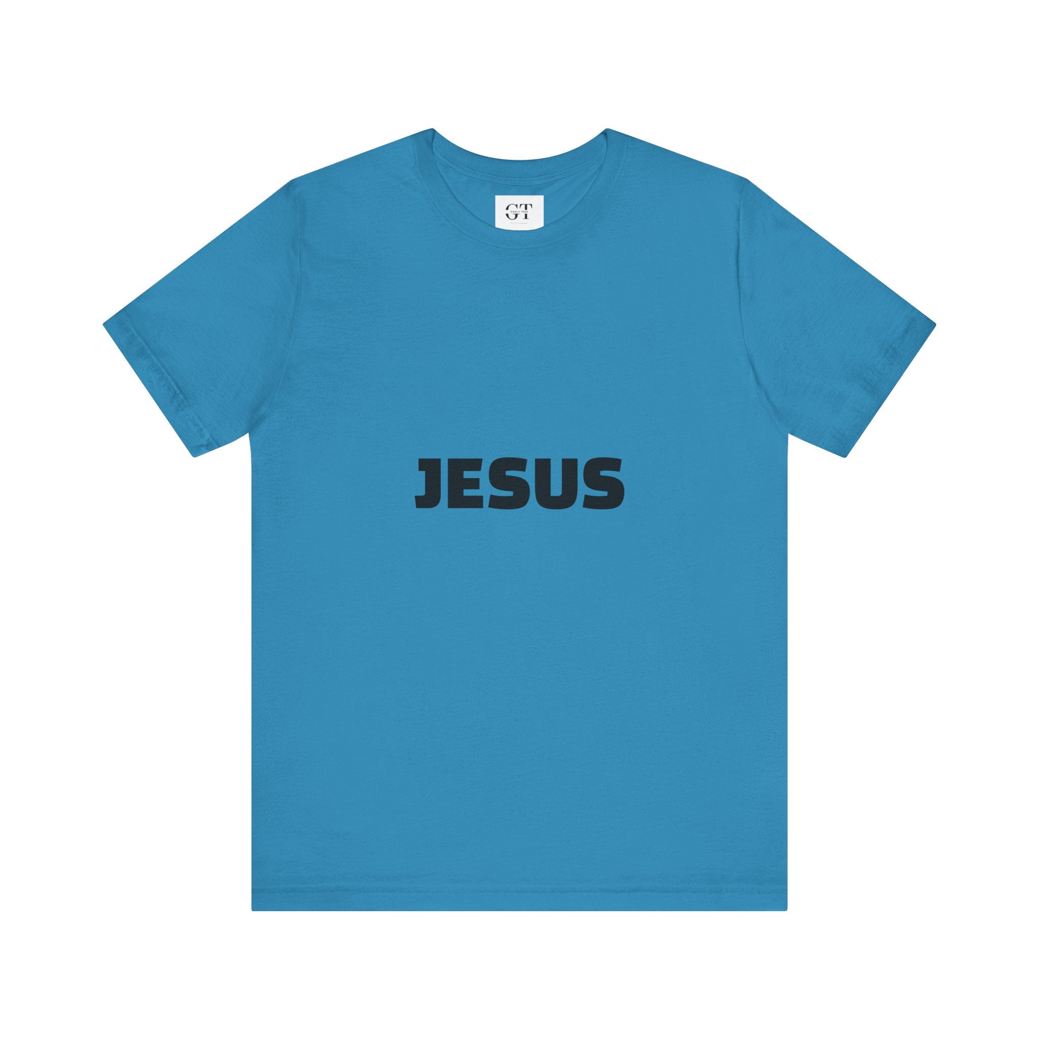 Jesus typography tee | Religious Jesus back graphic tee