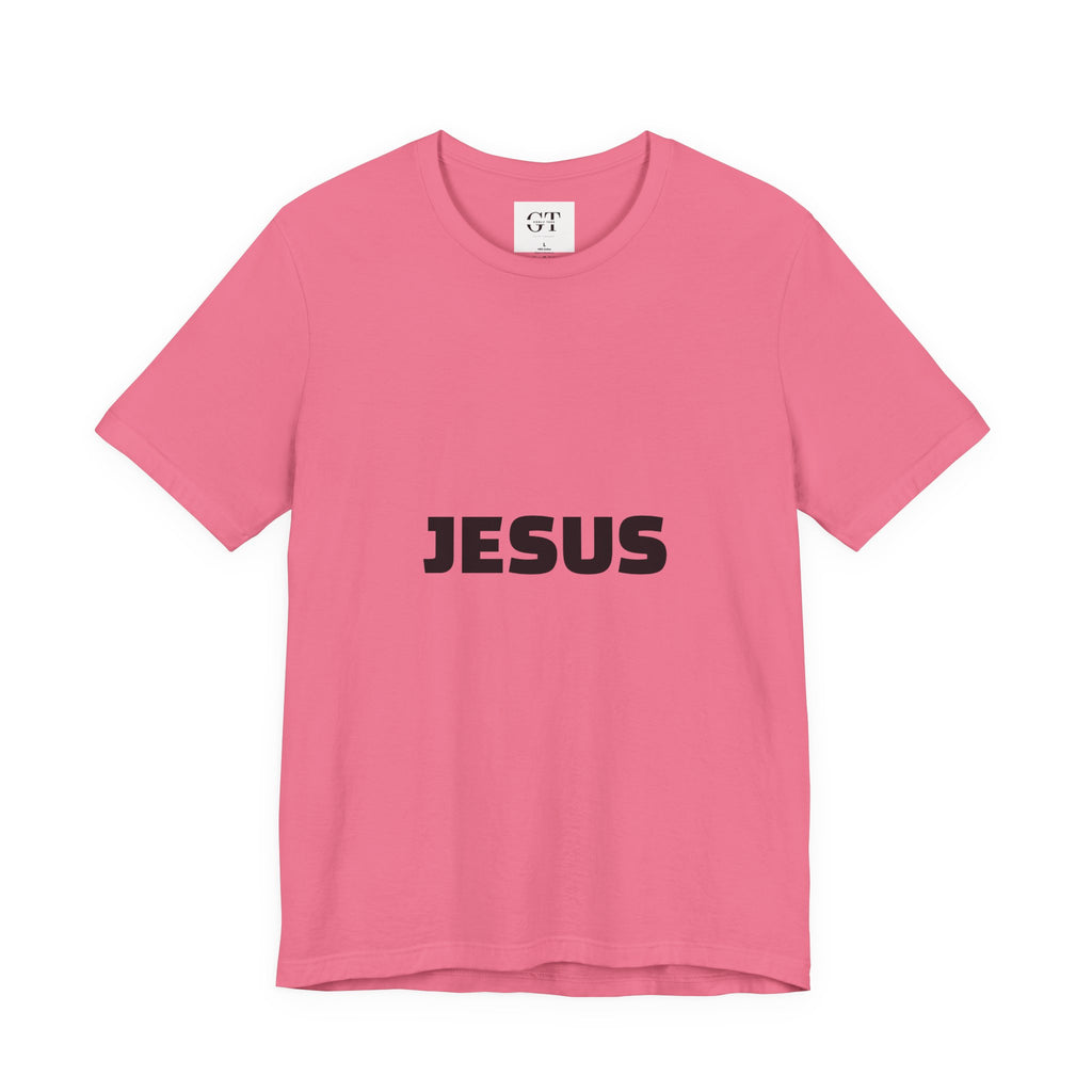 Jesus typography tee | Religious Jesus back graphic tee