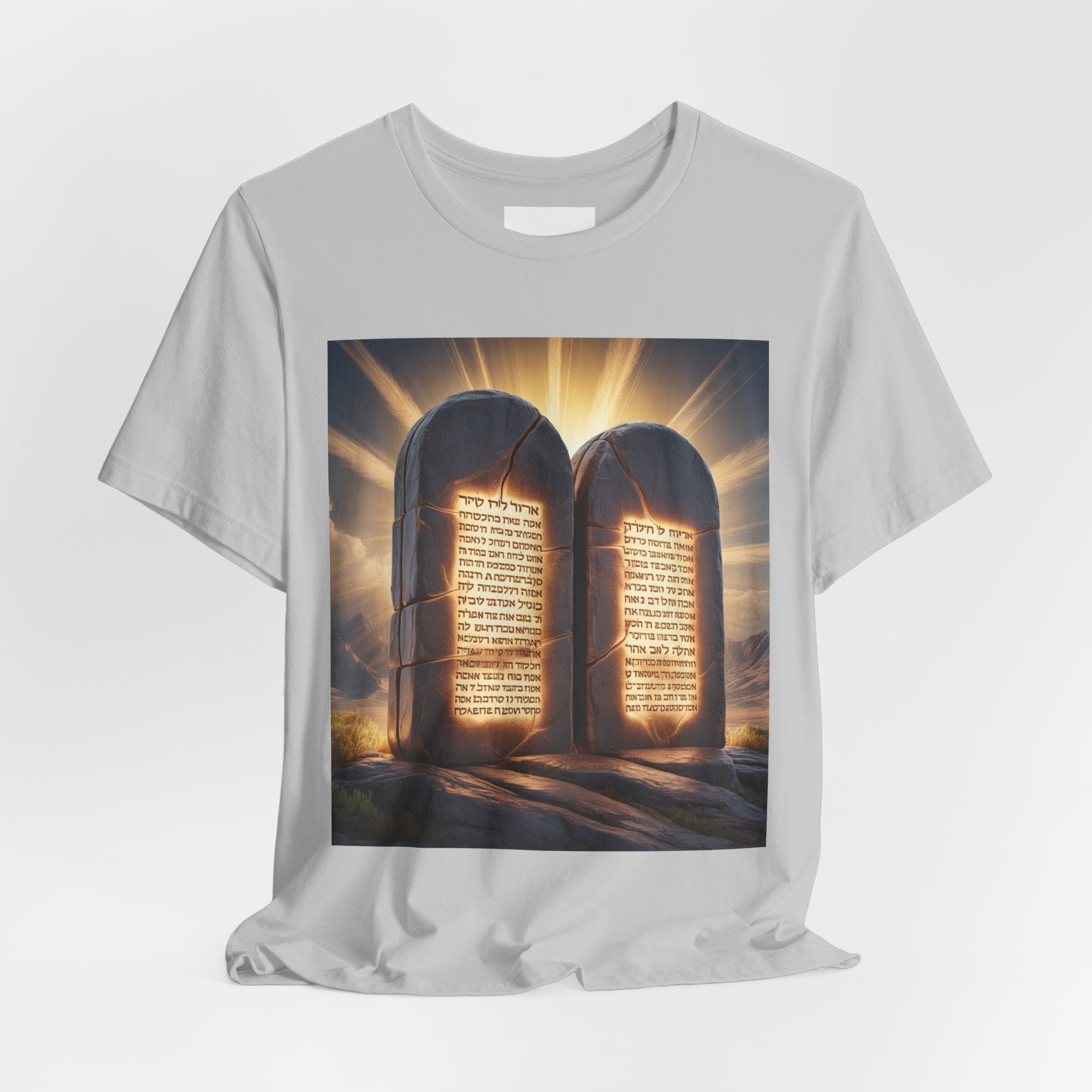 Ten Commandments Tablet T-shirt | Religious Scripture Apparel