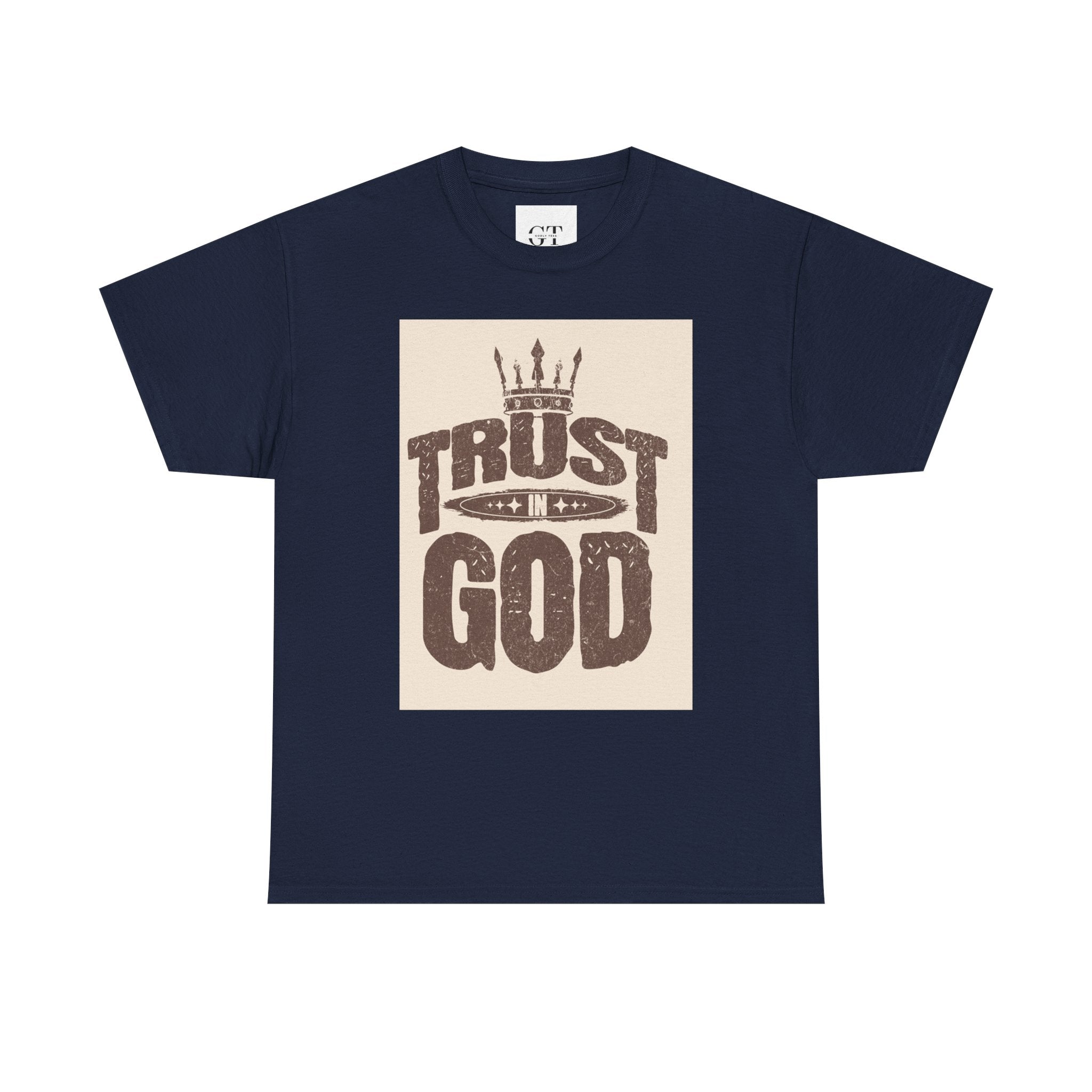 Trust in God T-Shirt | Christian Faith Script Tee