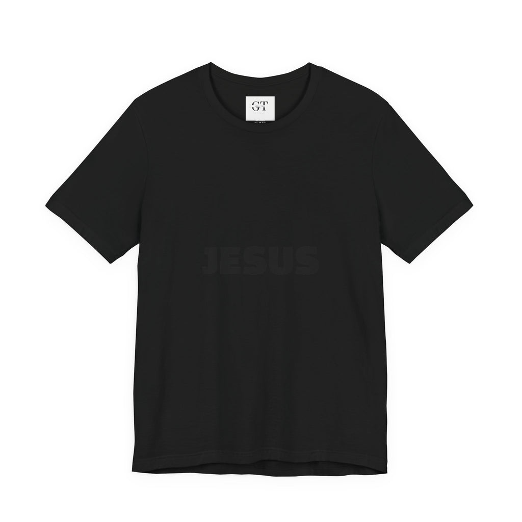 Jesus typography tee | Religious Jesus back graphic tee