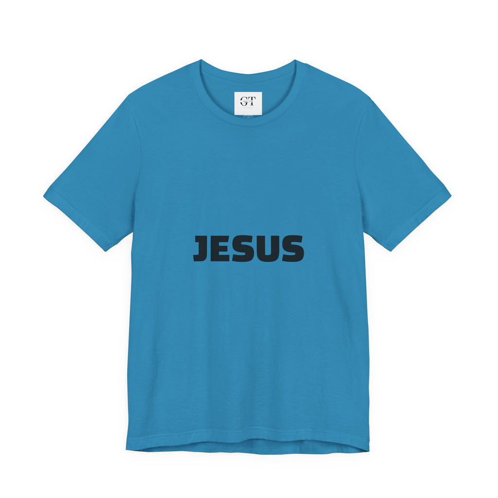 Jesus typography tee | Religious Jesus back graphic tee