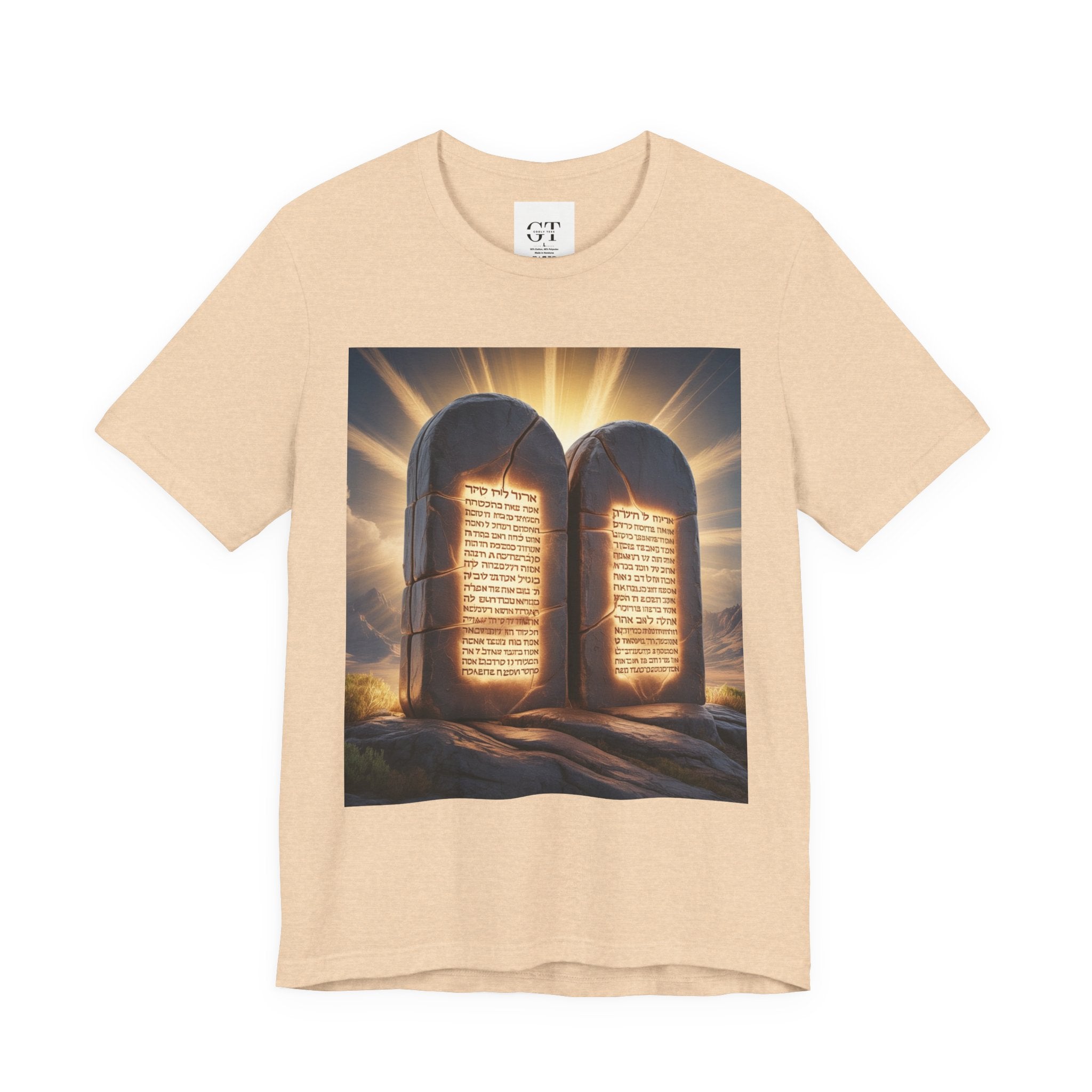 Ten Commandments Tablet T-shirt | Religious Scripture Apparel