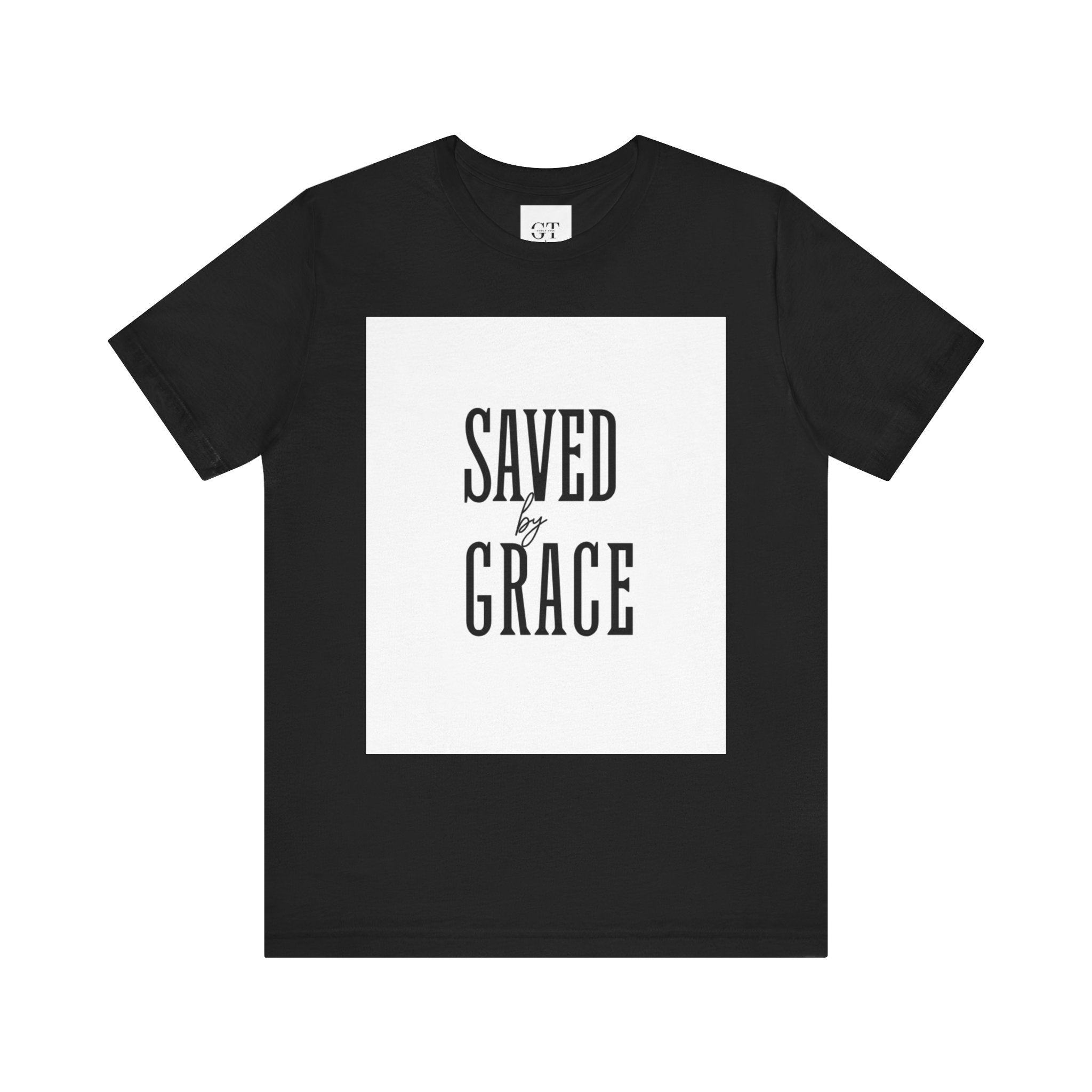 Saved by Grace T-shirt | Christian faith scripture graphic