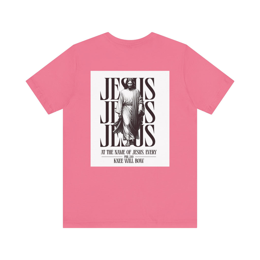 Jesus typography tee | Religious Jesus back graphic tee