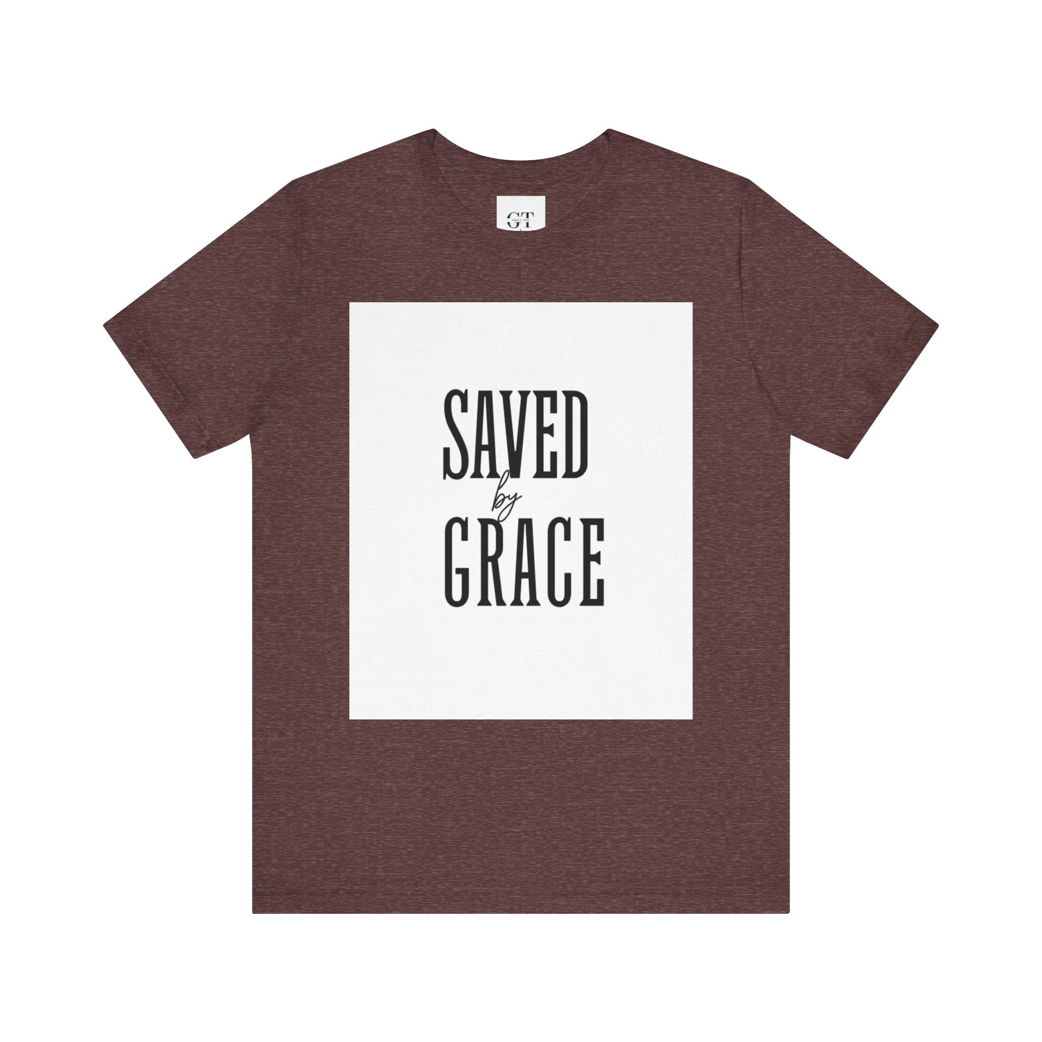 Saved by Grace T-shirt | Christian faith scripture graphic