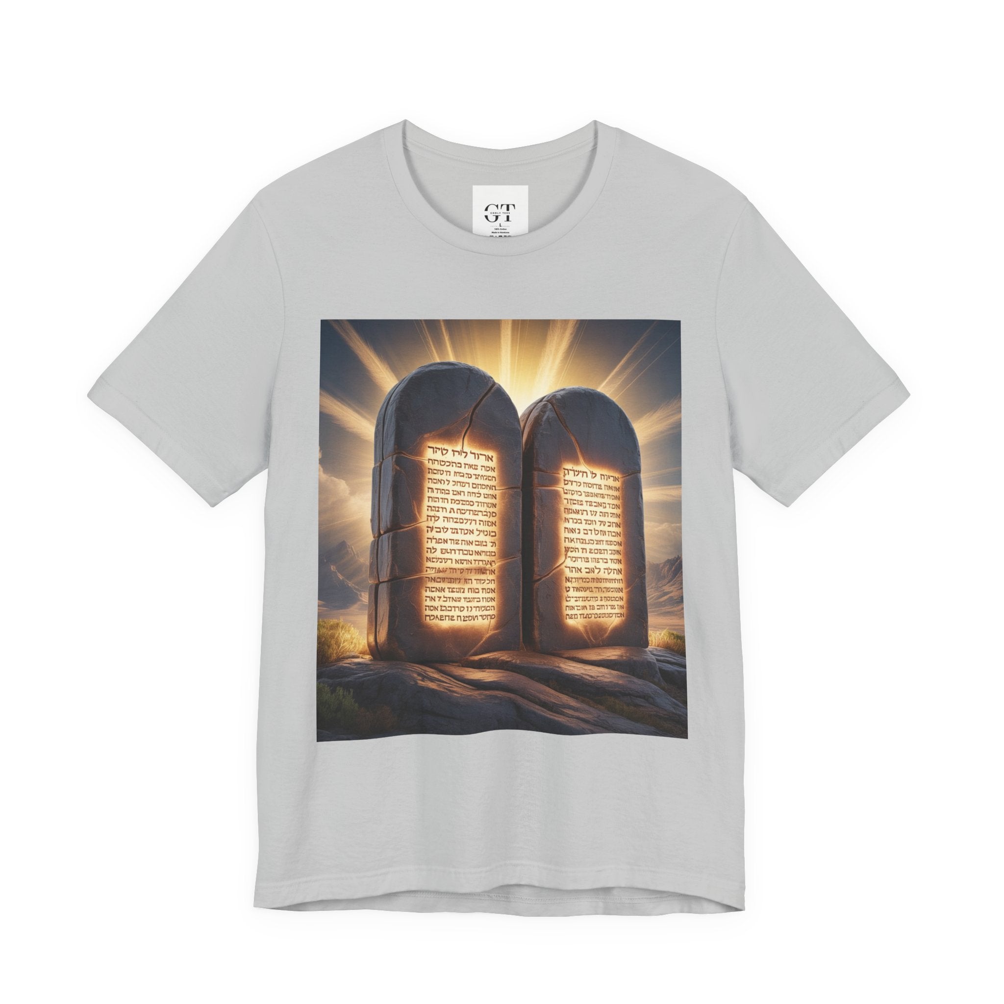 Ten Commandments Tablet T-shirt | Religious Scripture Apparel