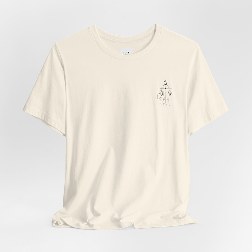 "Jesus Calms the Storm" T-Shirt | Biblical Art Apparel | Matthew 8:23-27