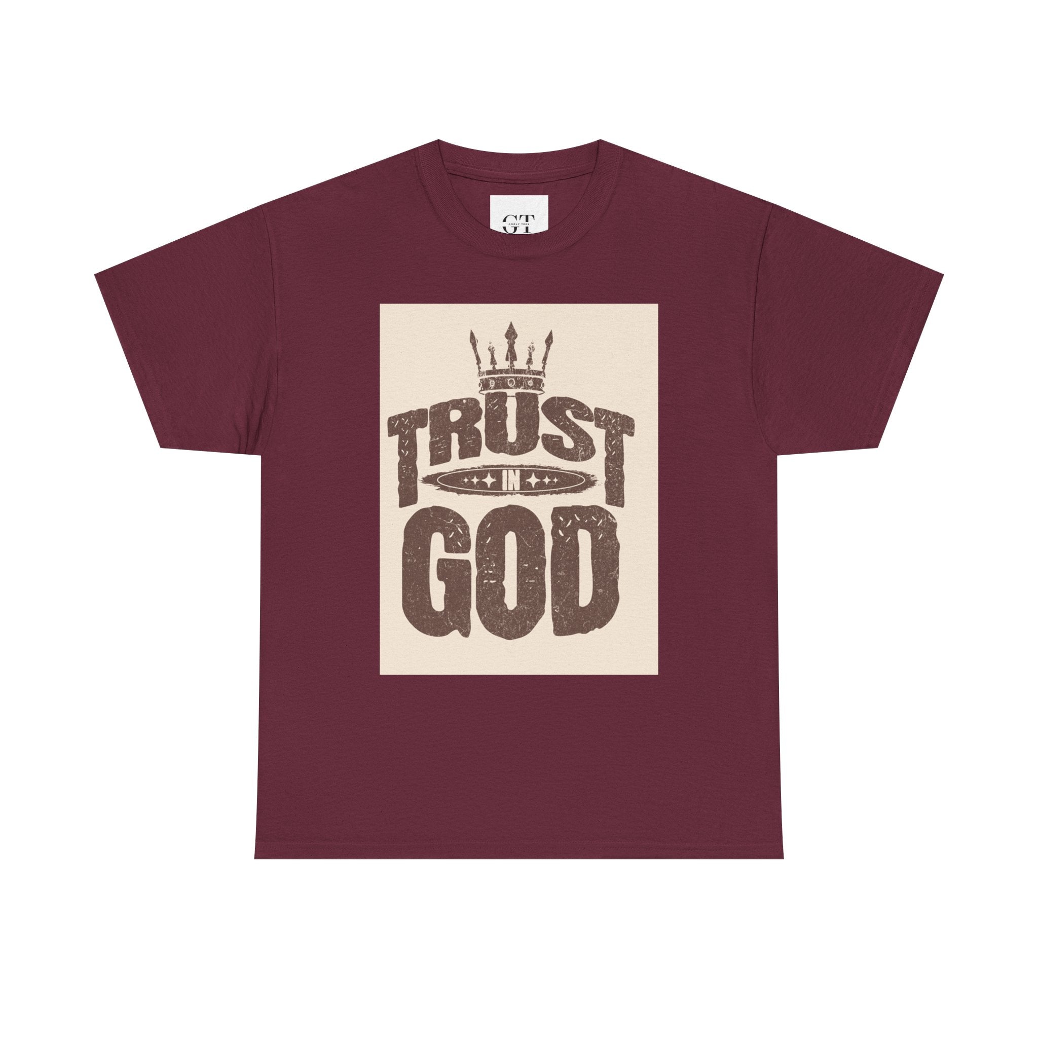 Trust in God T-Shirt | Christian Faith Script Tee