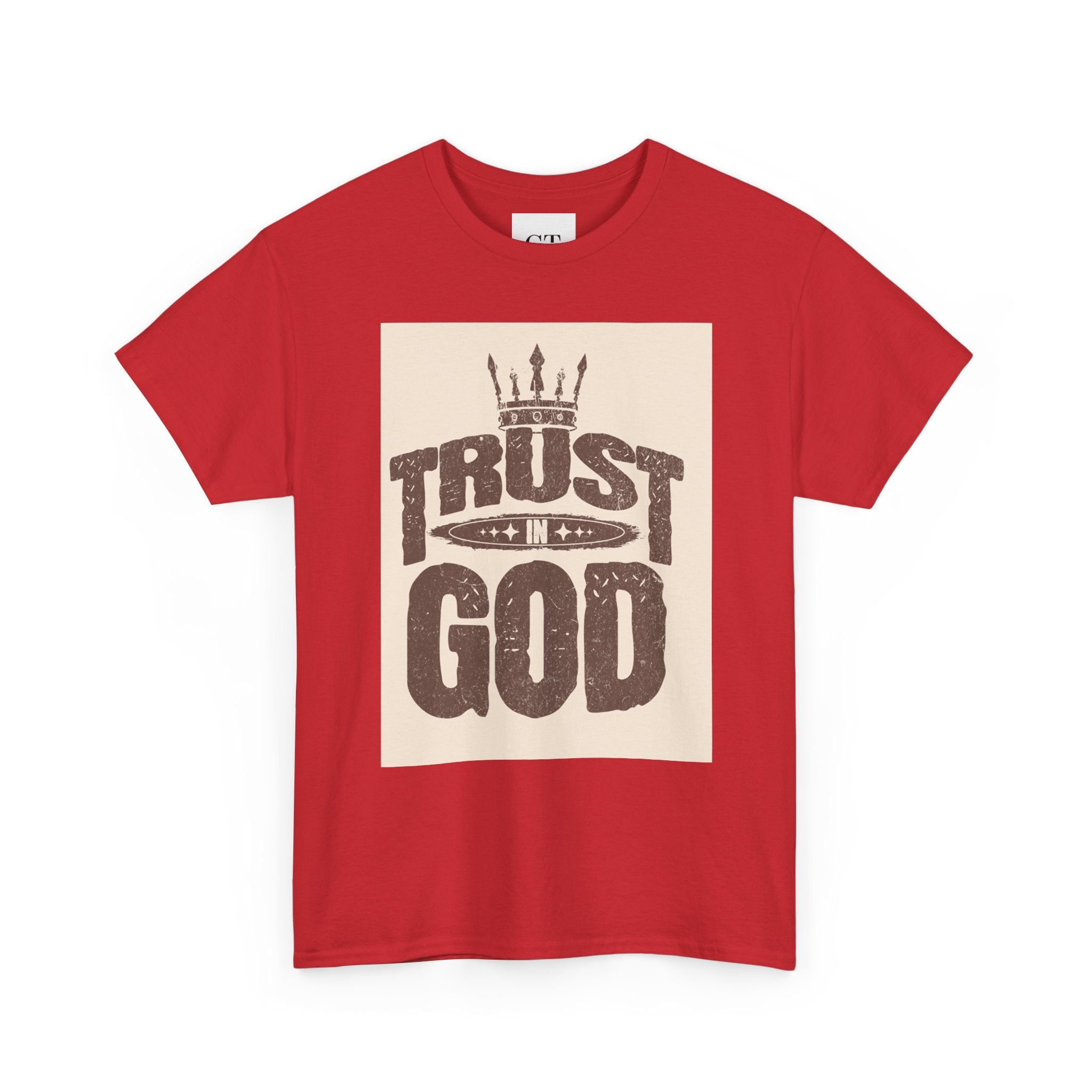 Trust in God T-Shirt | Christian Faith Script Tee