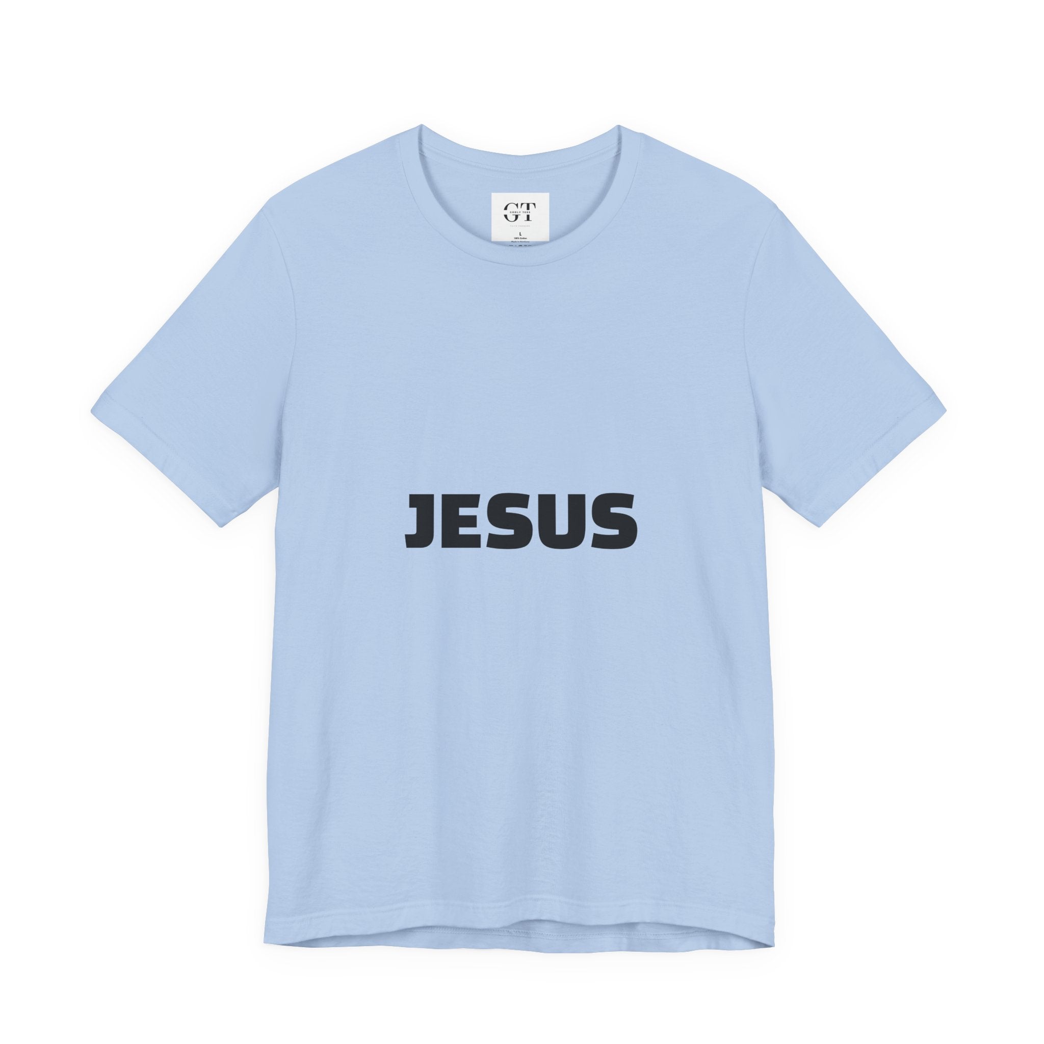 Jesus typography tee | Religious Jesus back graphic tee