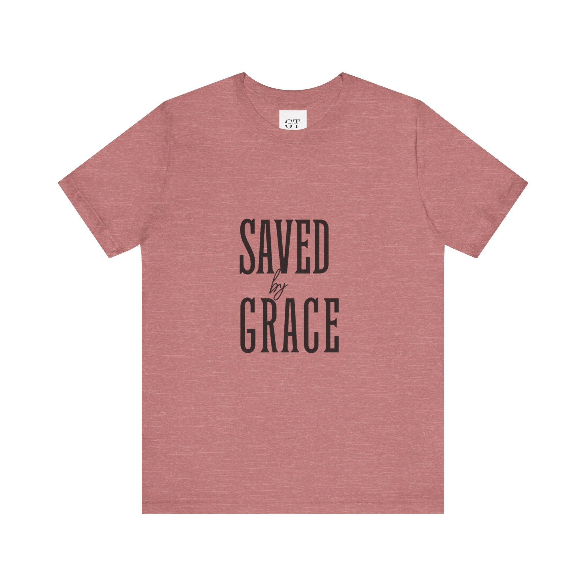 Saved by Grace T-shirt | Christian faith scripture graphic