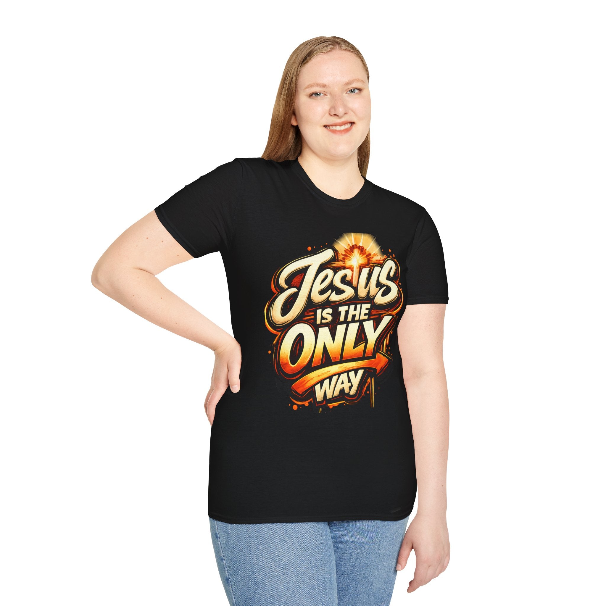 Jesus Is The Only Way" Bold Gospel Tee