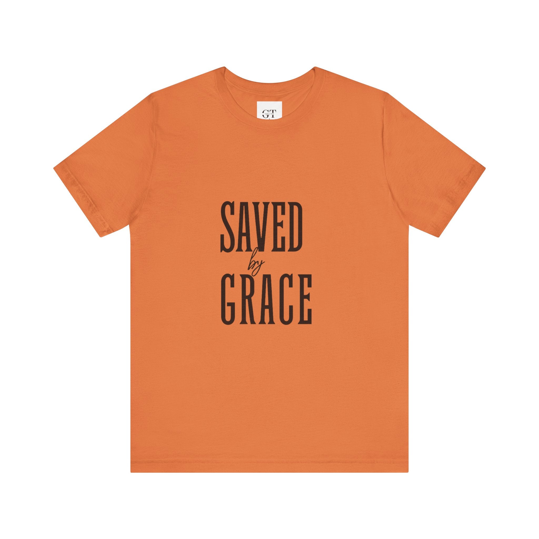 Saved by Grace T-shirt | Christian faith scripture graphic