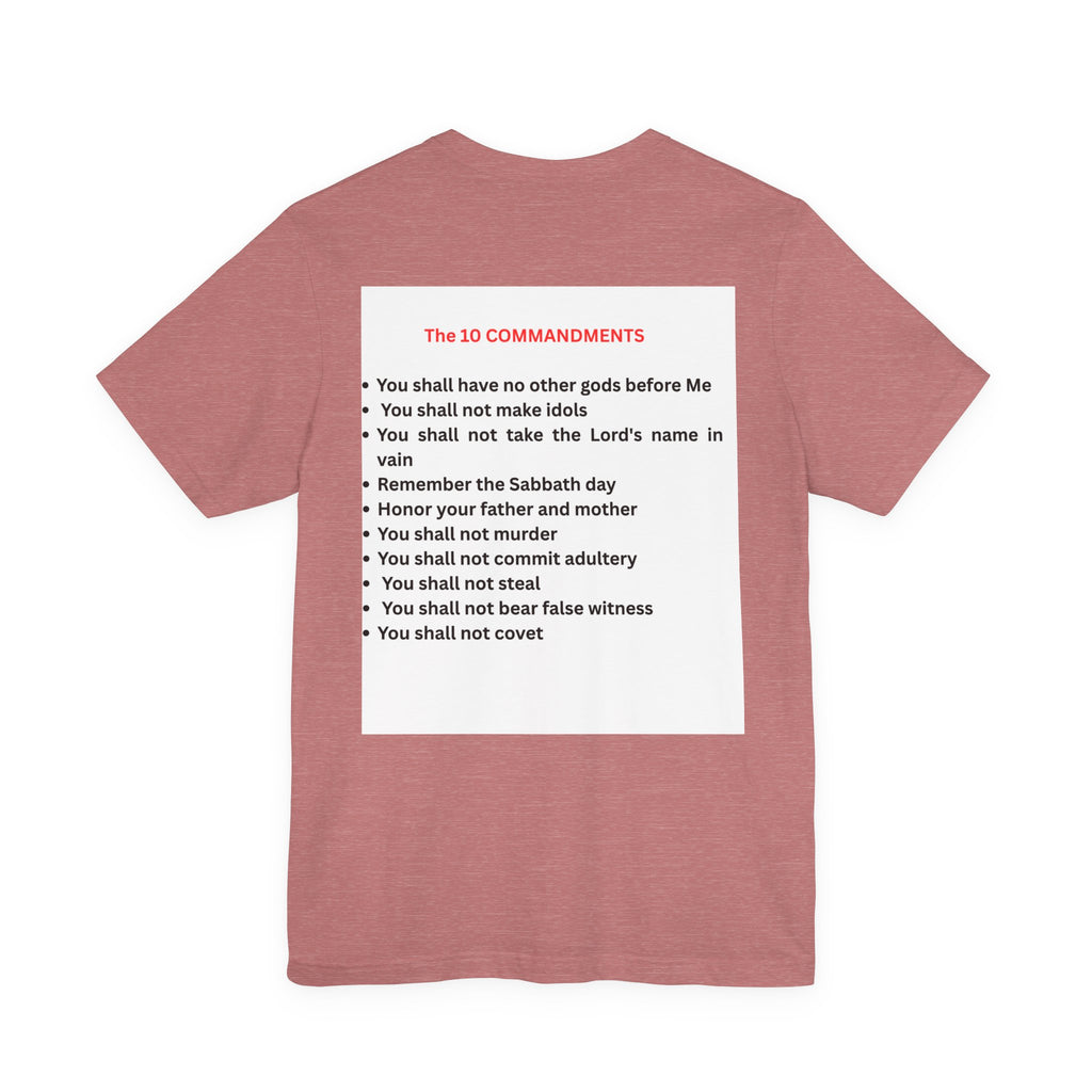 Ten Commandments Tablet T-shirt | Religious Scripture Apparel