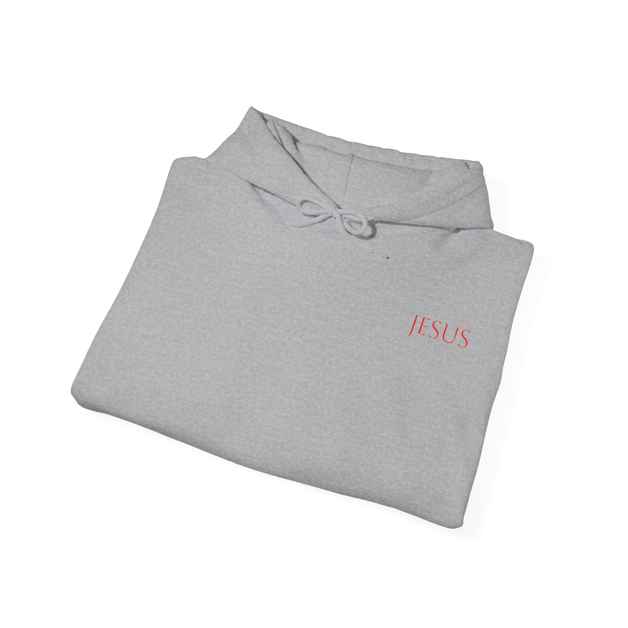 Jesus Hoodie | Religious Graphic Pullover, Back Prayer Design