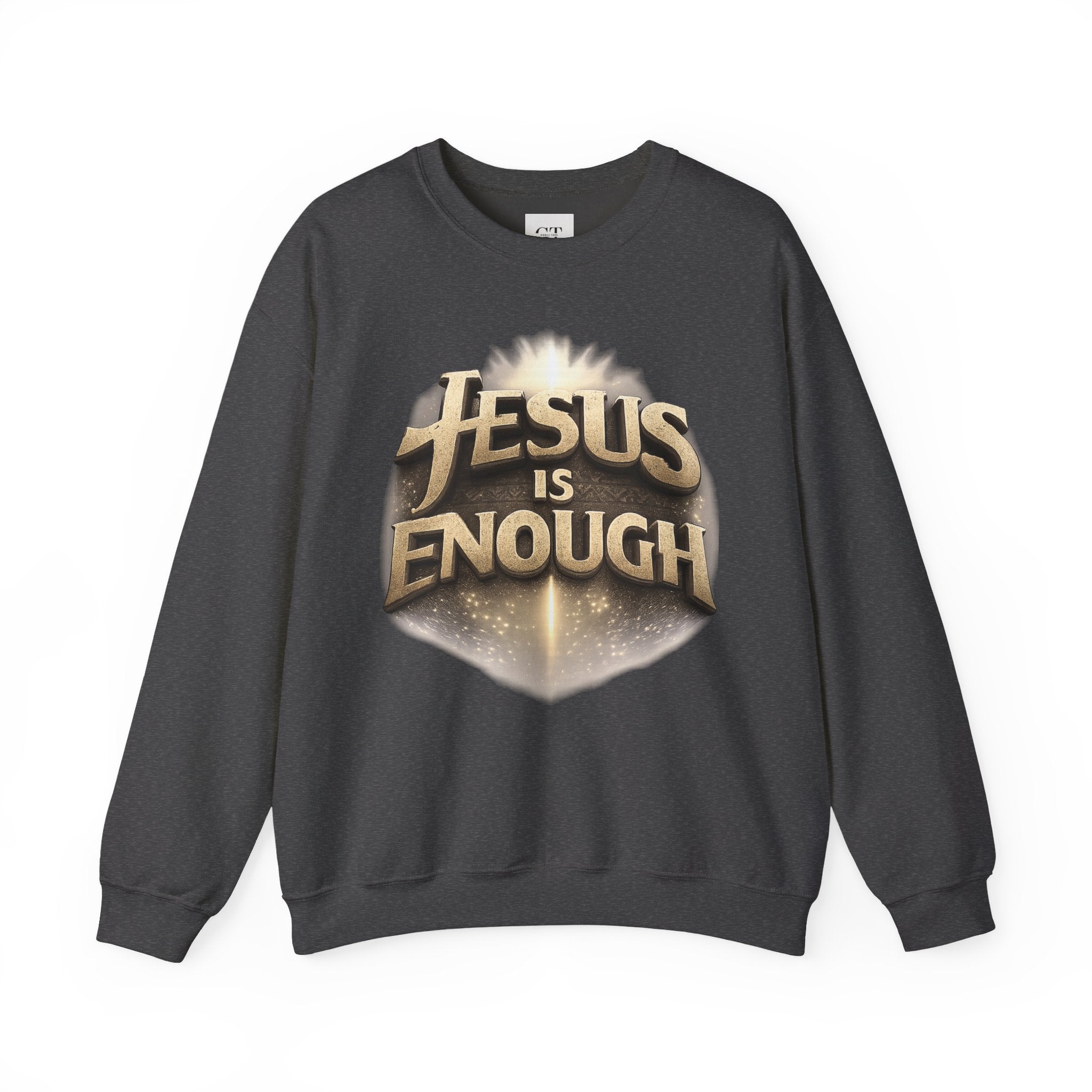 Jesus Is Enough Crewneck Sweatshirt — Faith-Based Christian Pullover