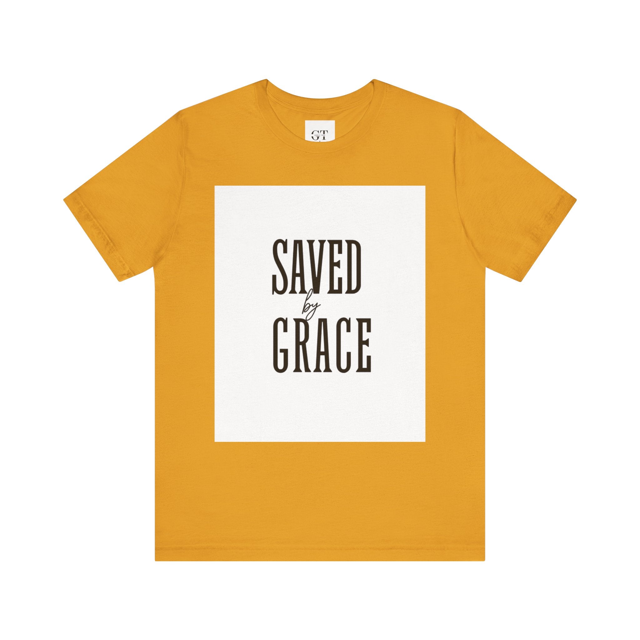 Saved by Grace T-shirt | Christian faith scripture graphic