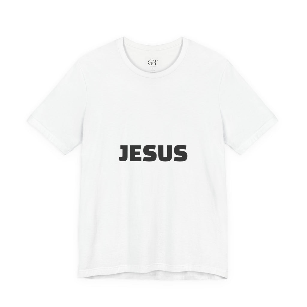 Jesus typography tee | Religious Jesus back graphic tee